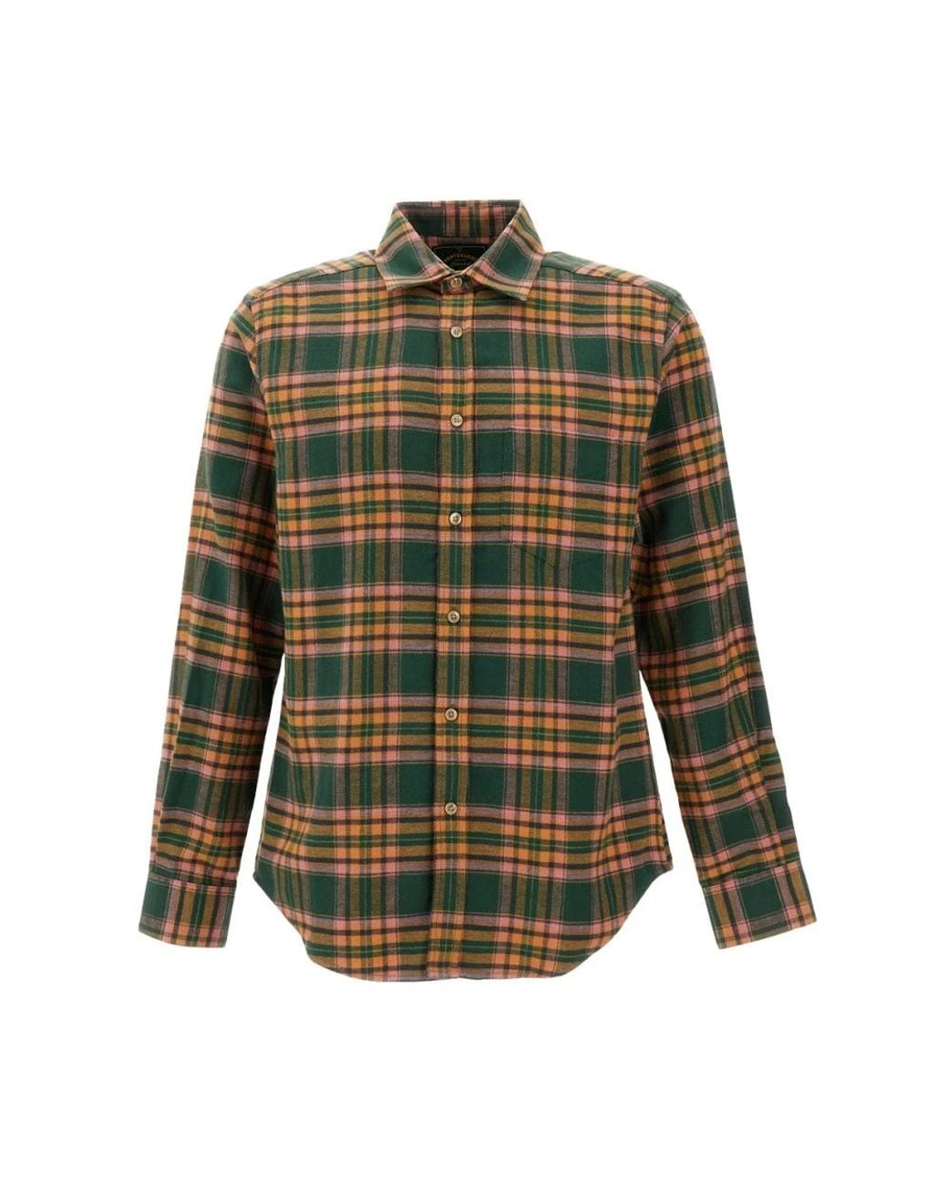 Portuguese Flannel Green Casual Shirts for men
