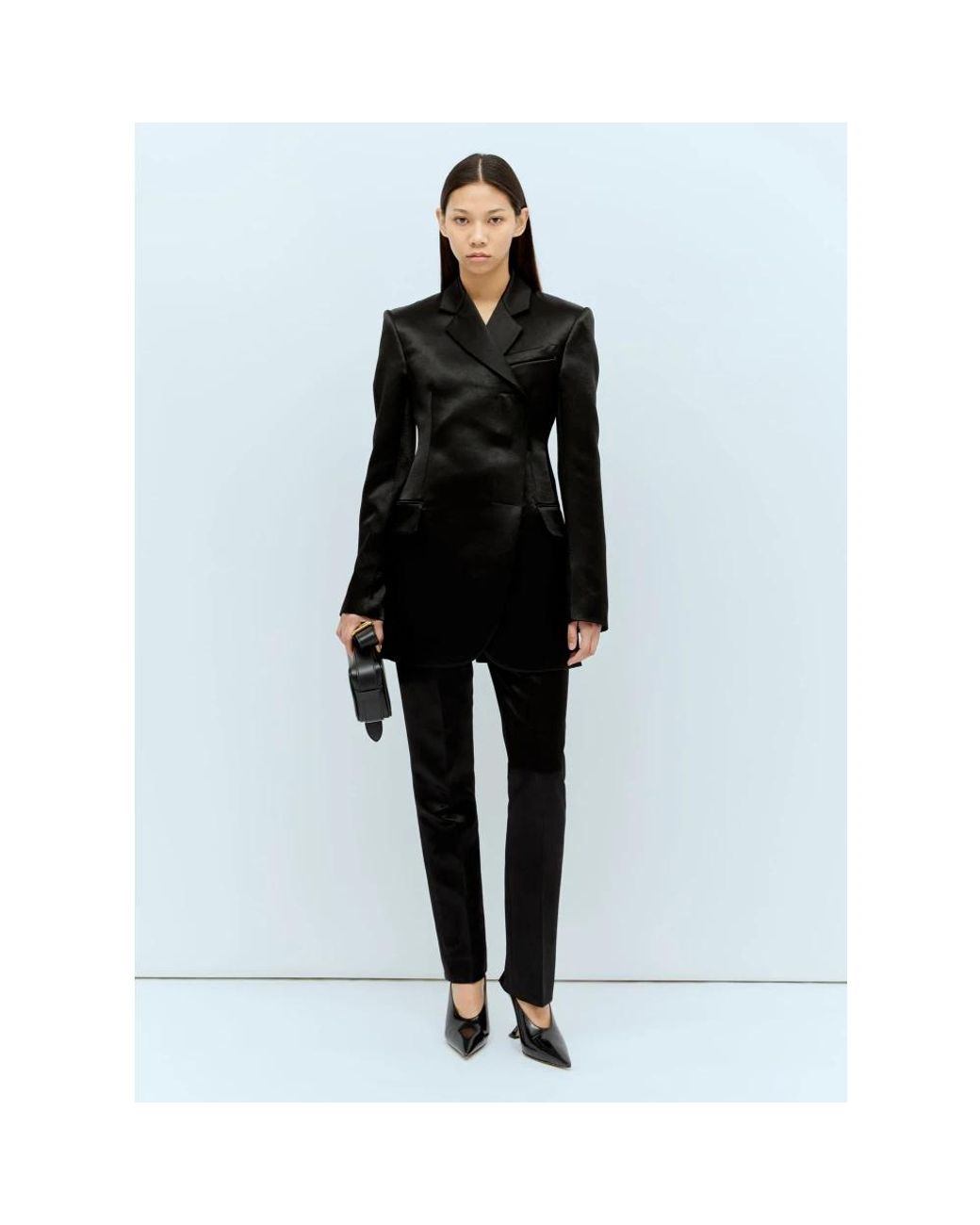 Sportmax Black Slim-Fit Trousers