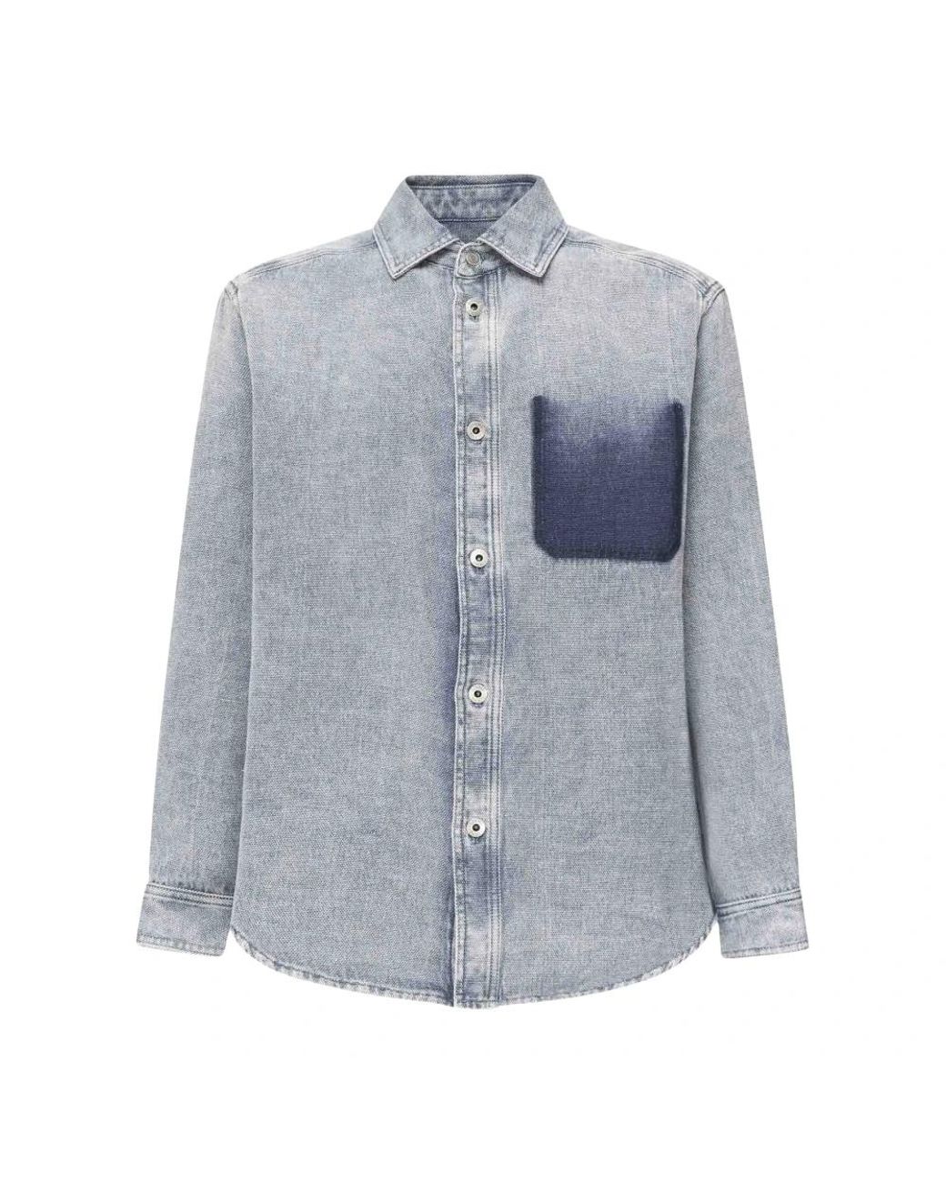 Loewe Blue Denim Shirts for men