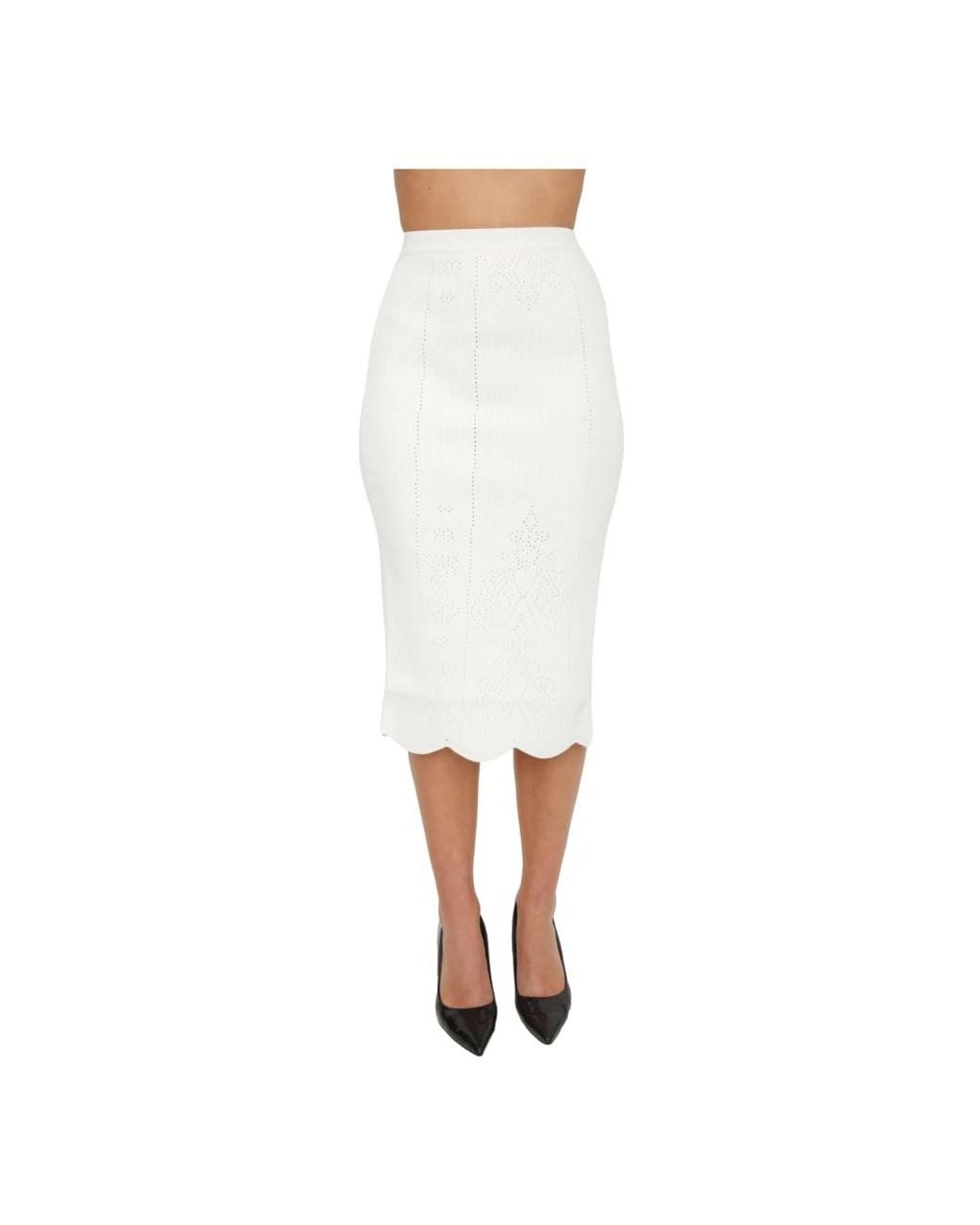 Twinset White Midi Skirts