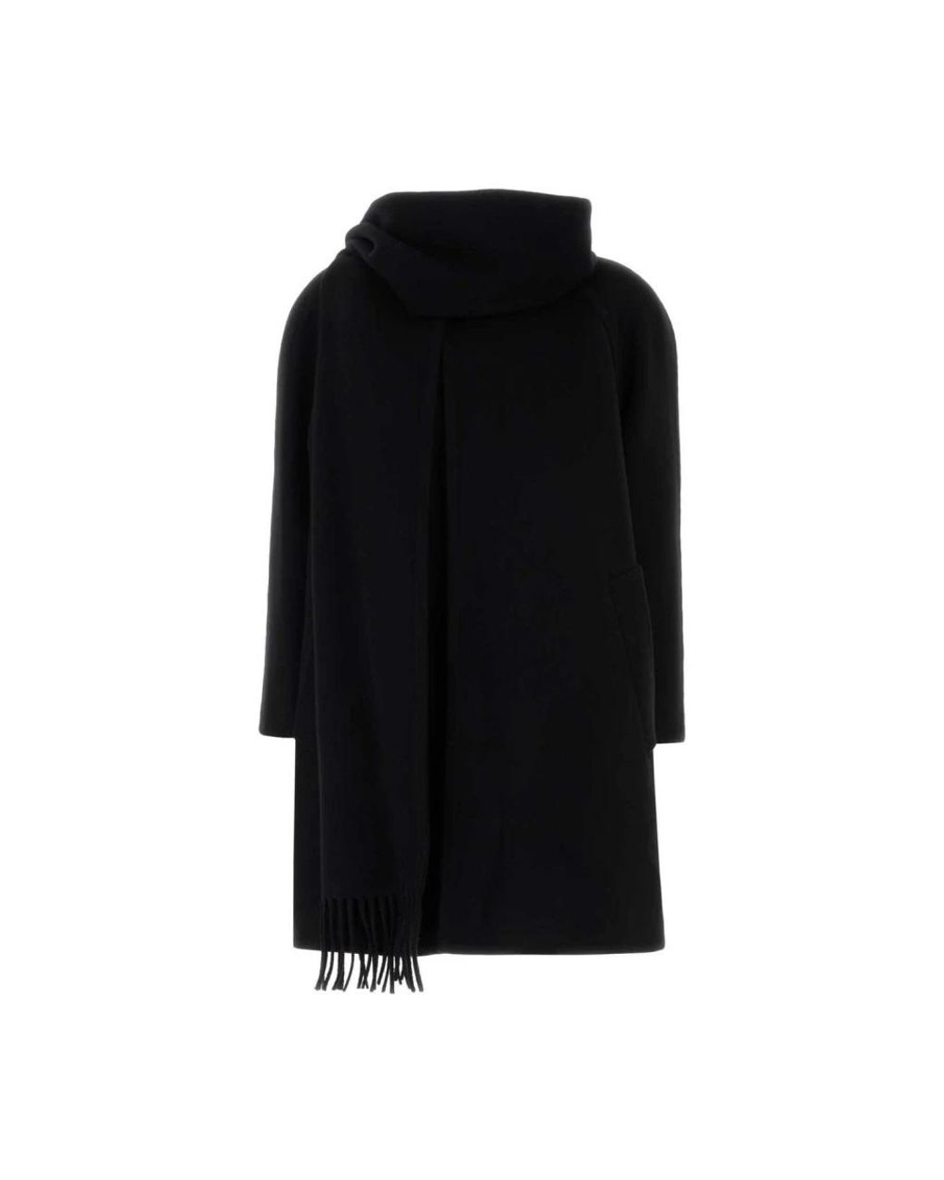 Balenciaga Black Single-Breasted Coats