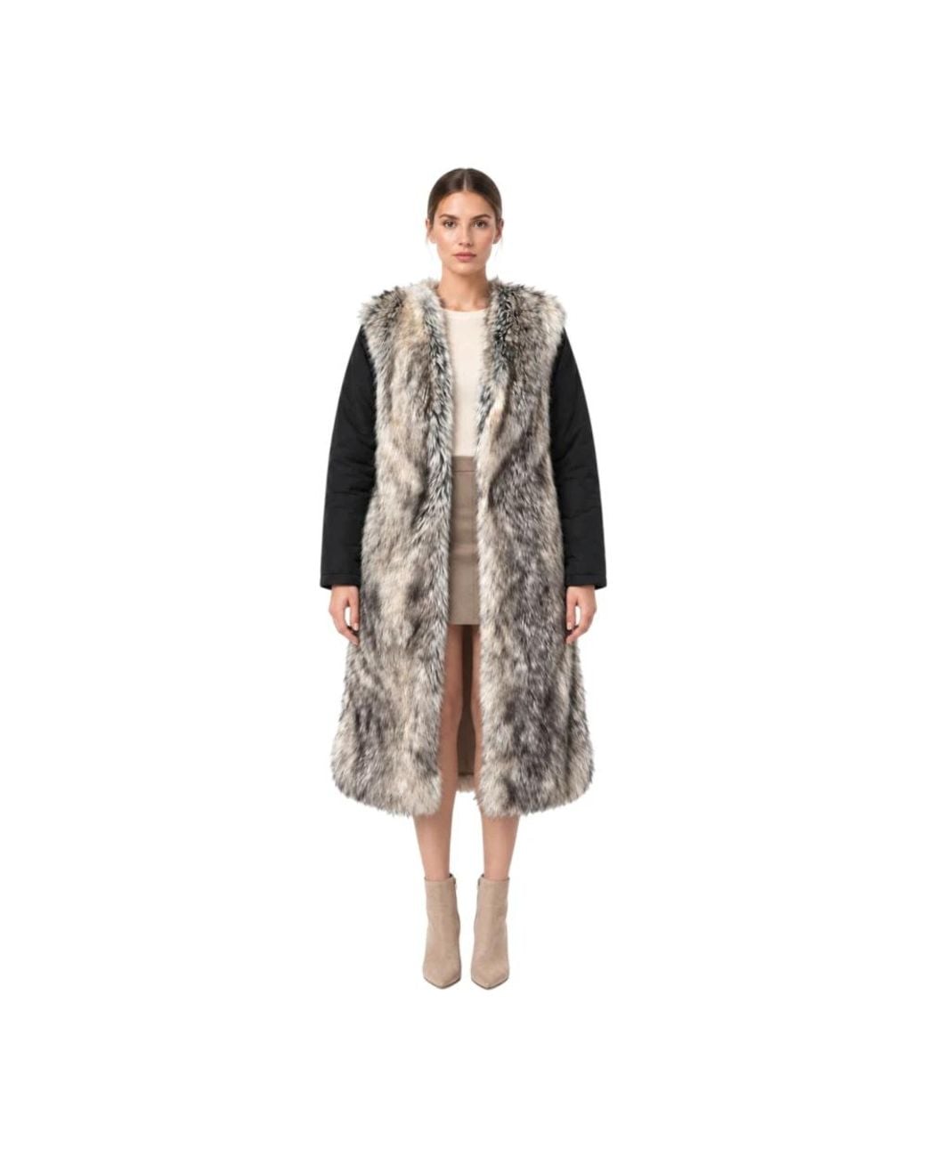 Liu Jo Gray Single-Breasted Coats