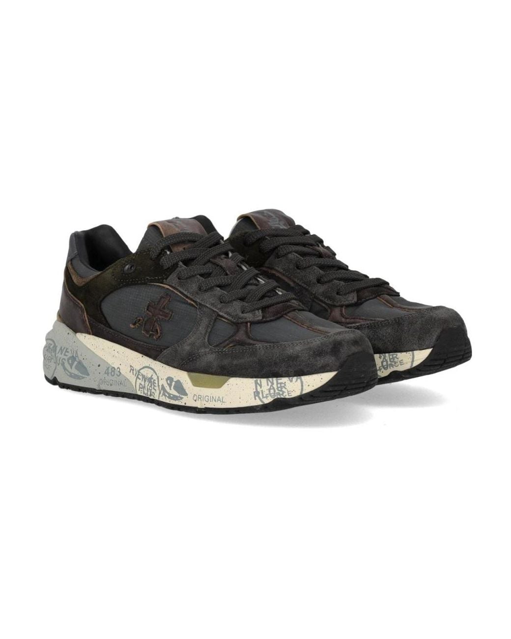 Premiata Black Sneakers for men