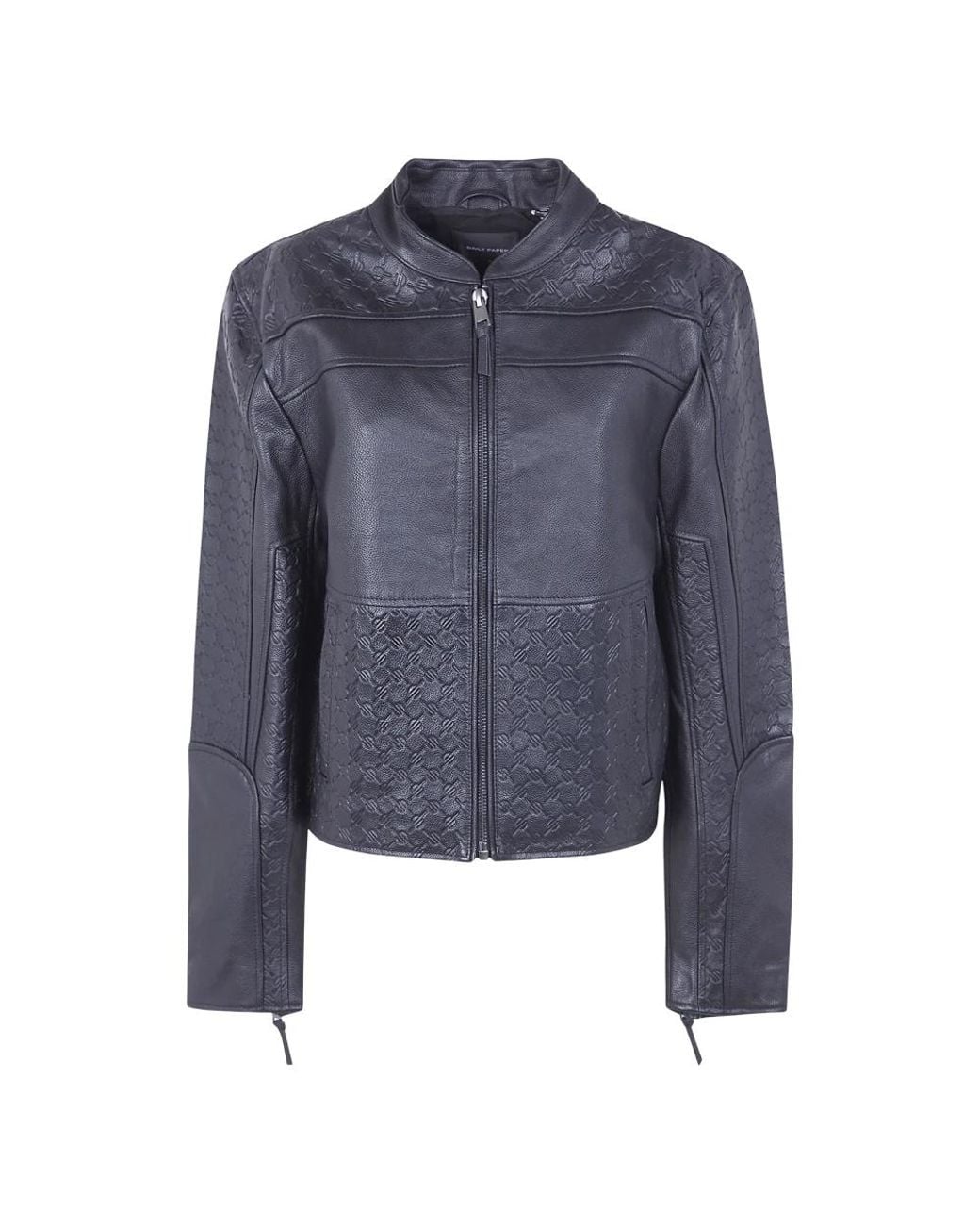 Daily Paper Blue Leather Jackets for men