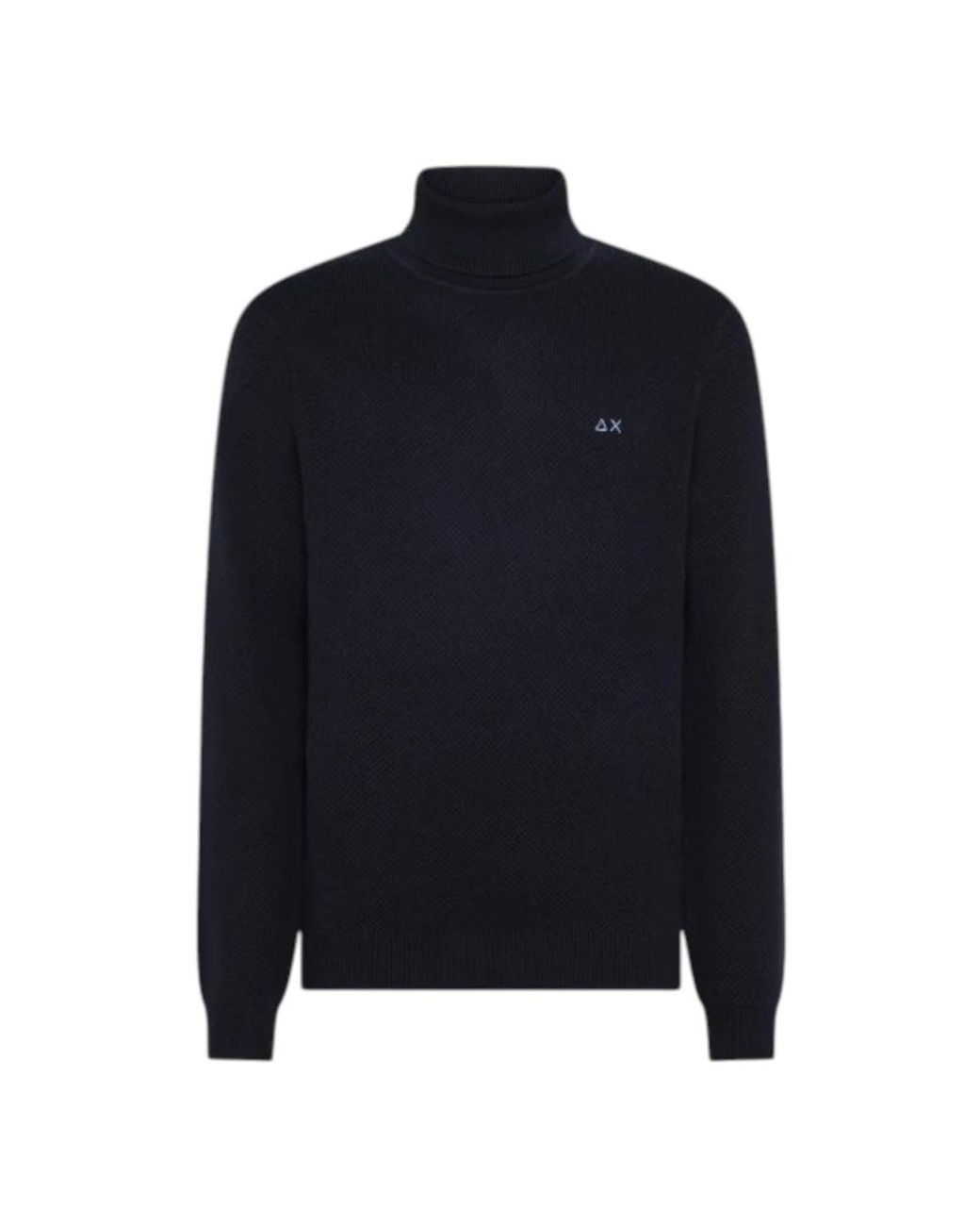 Sun 68 Blue Turtlenecks for men