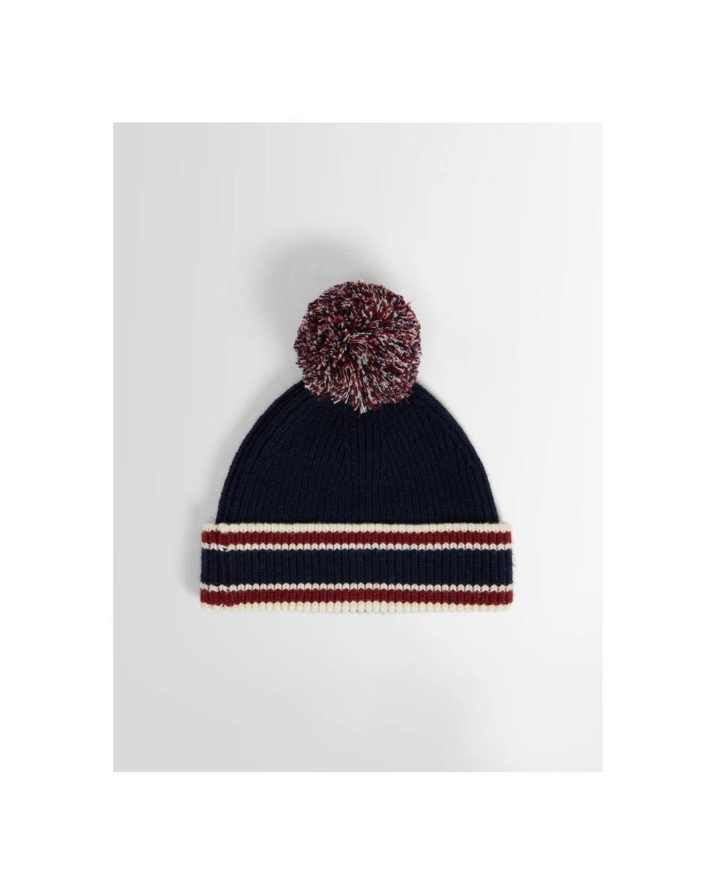 Fusalp Blue Pompon Beanie