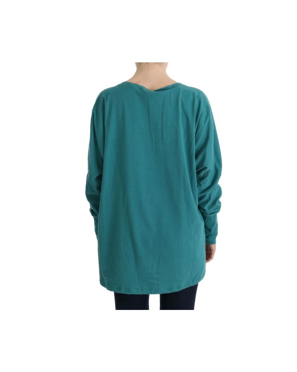 John Galliano Blue Long Sleeve Tops