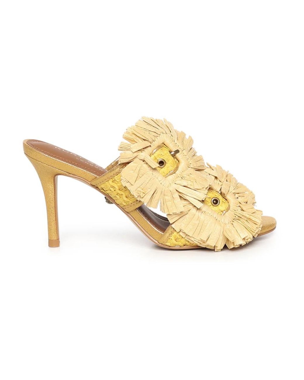 Kurt Geiger Metallic Heeled Mules