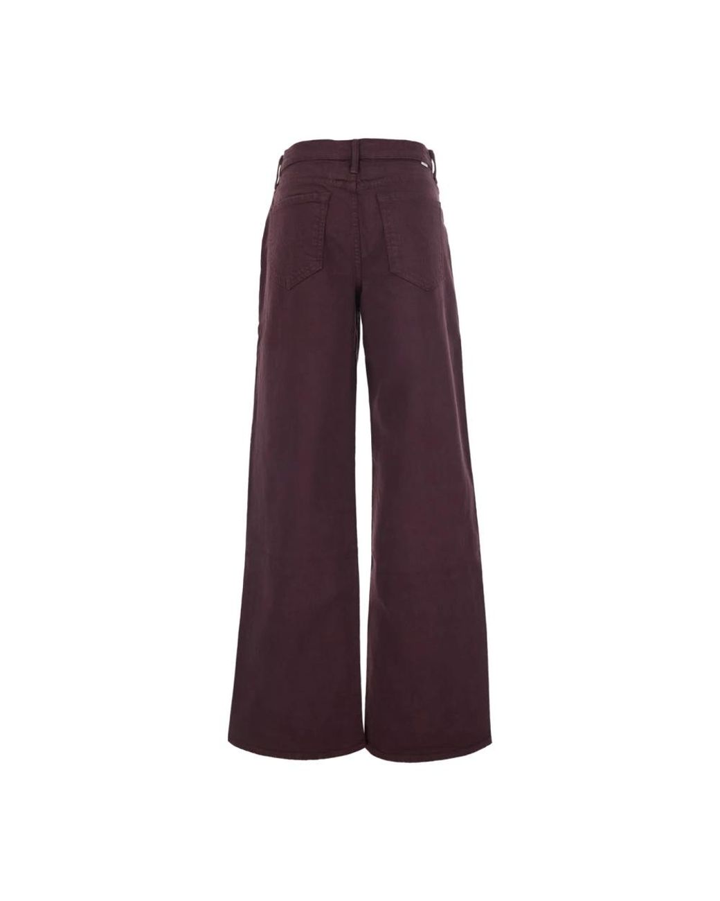 Mother Purple Wide Jeans