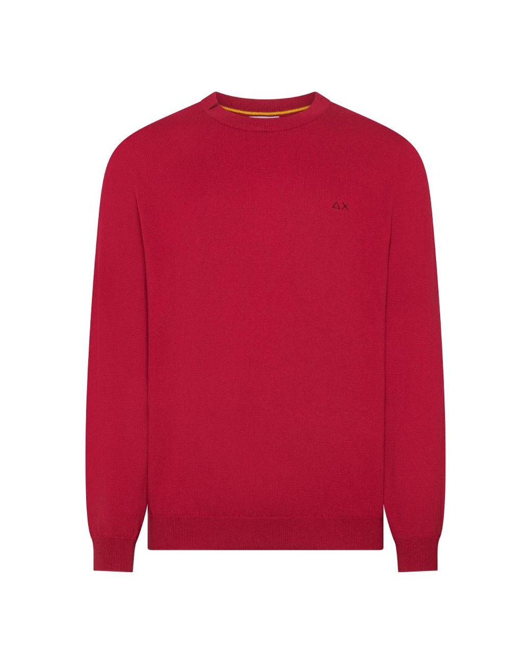 Sun 68 Red Round-Neck Knitwear for men