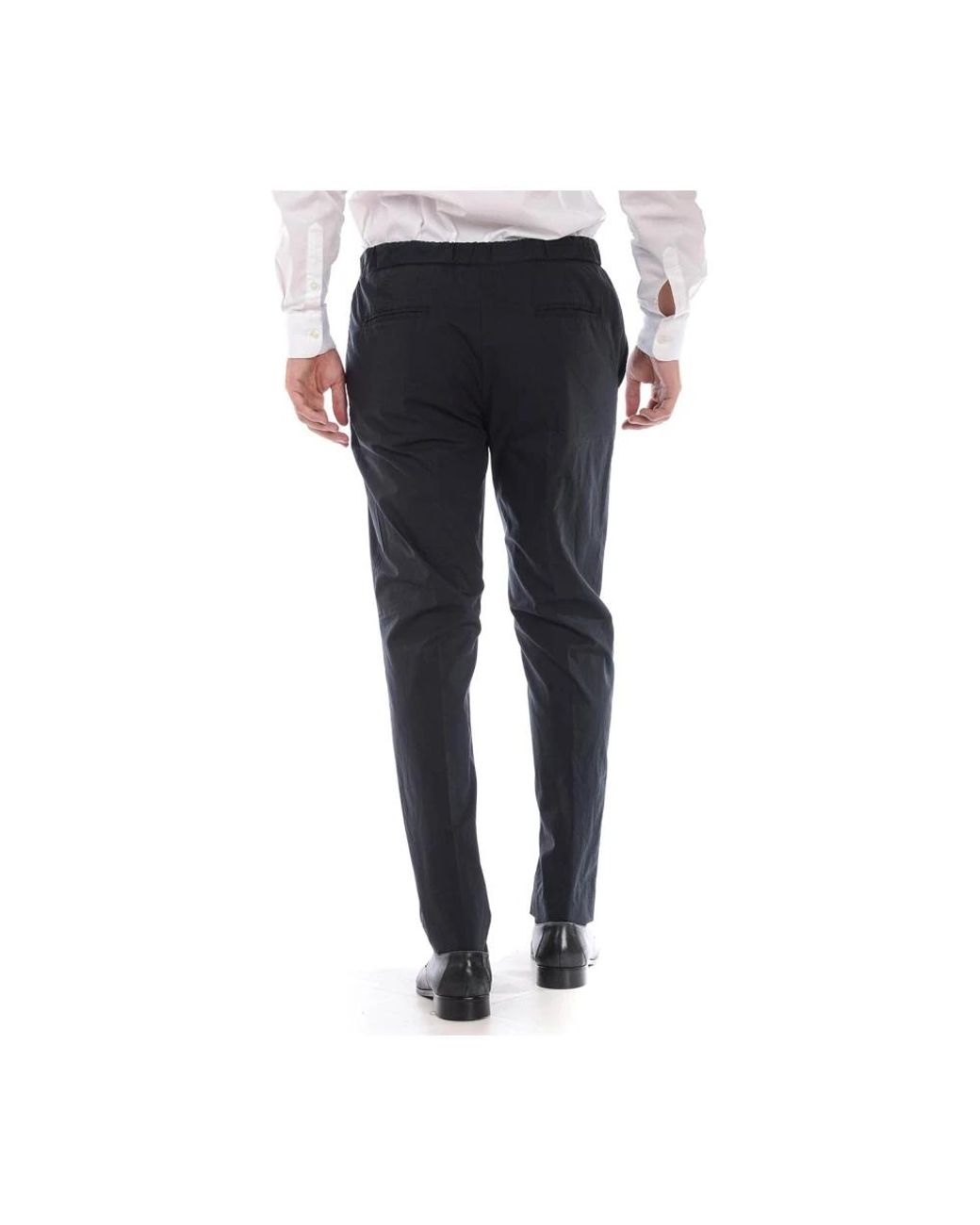 Daniele Alessandrini Blue Slim-Fit Trousers for men