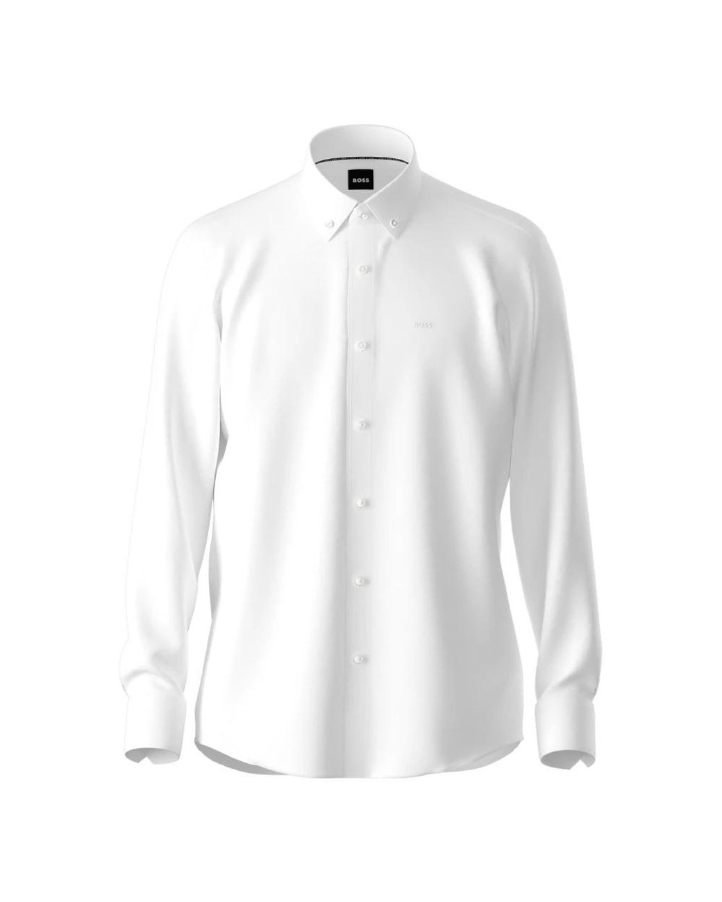 Boss White Formal Shirts for men
