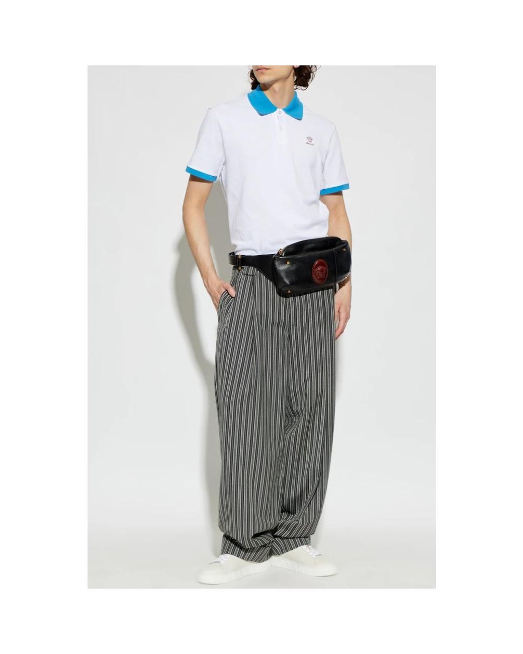 Versace Blue Polo Shirts for men