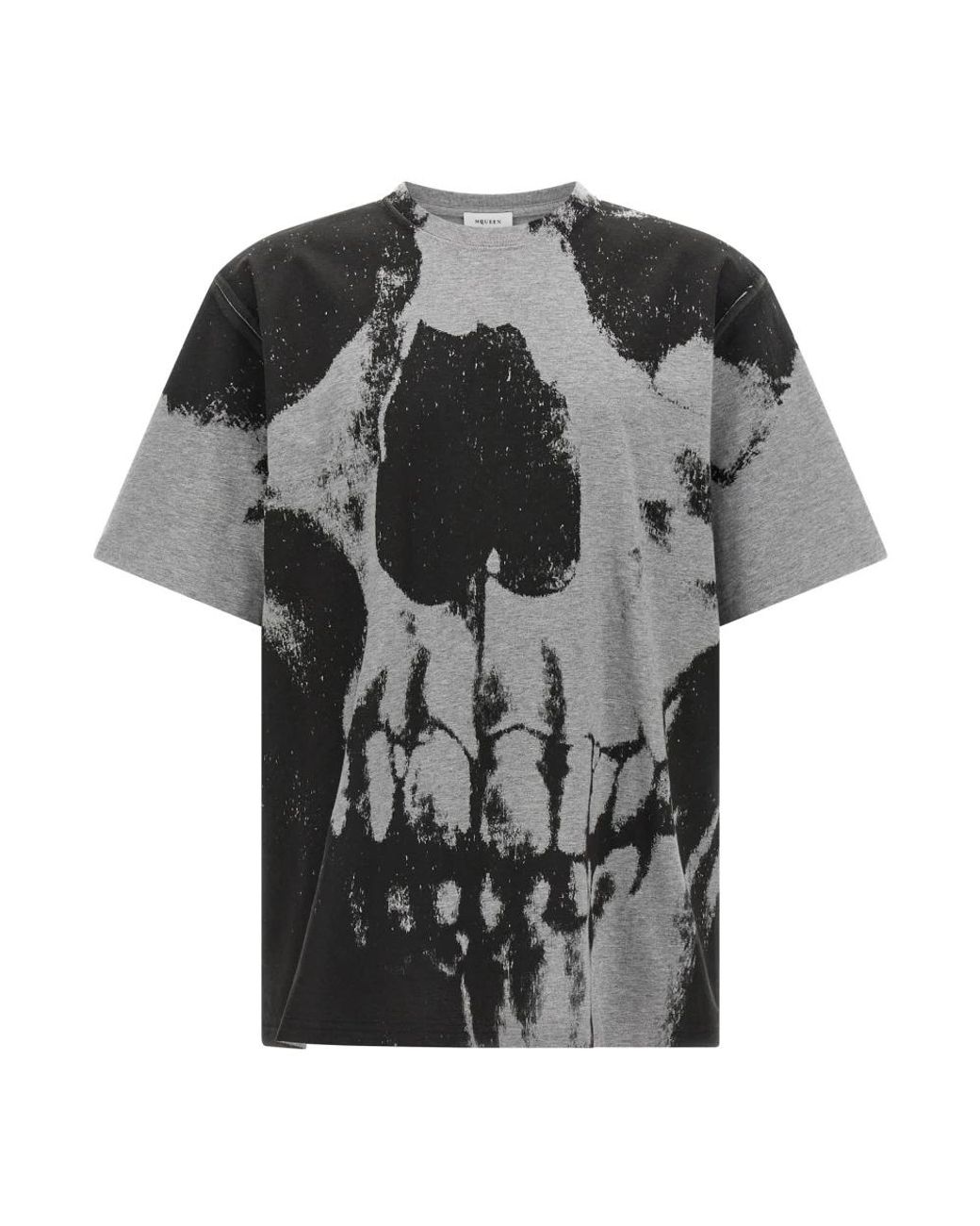 McQueen Tops ,Veelkleurig ,Katoen Skull T-Shirt in het Black voor heren