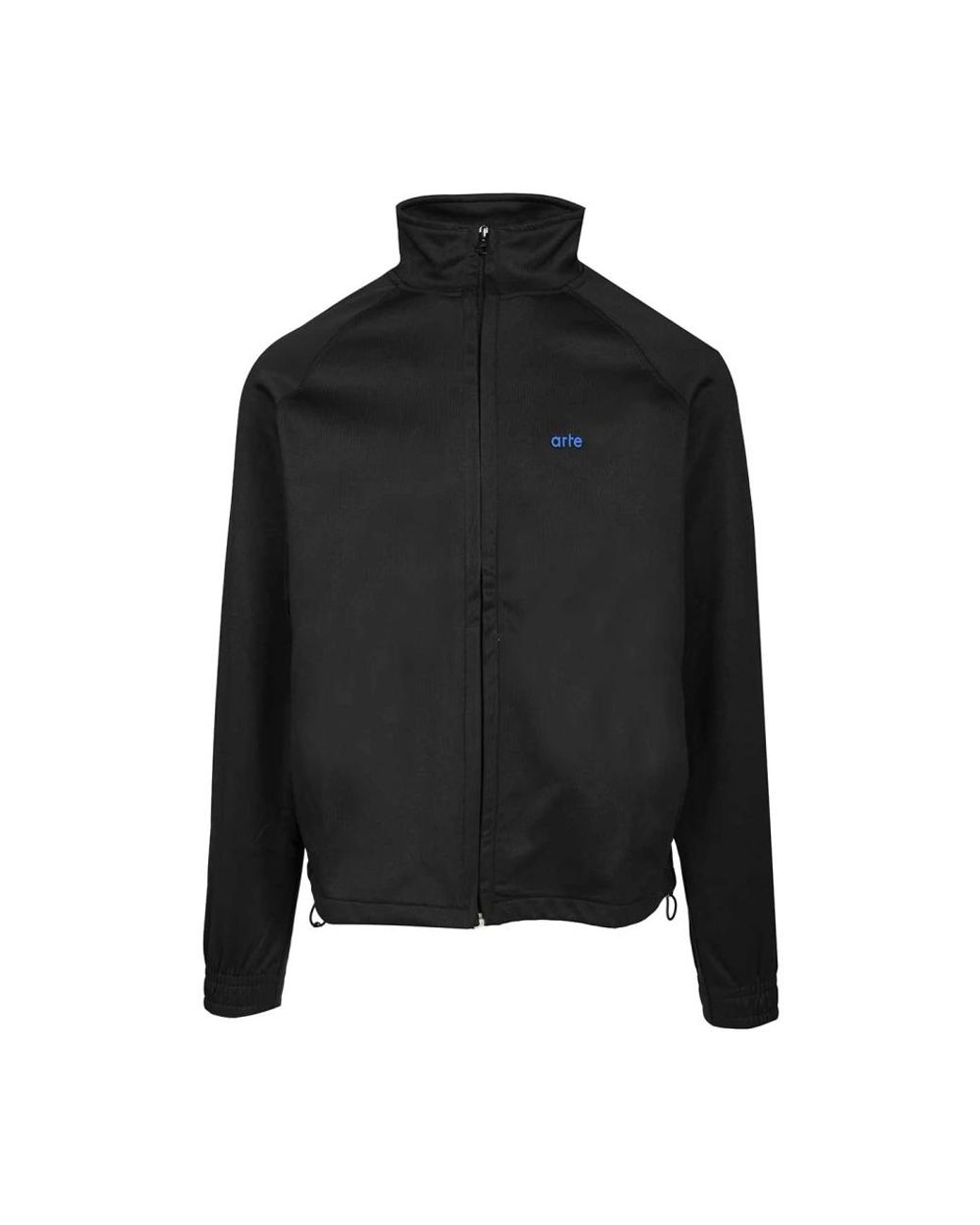 Arte' Nylon Track Jacket in het Black voor heren