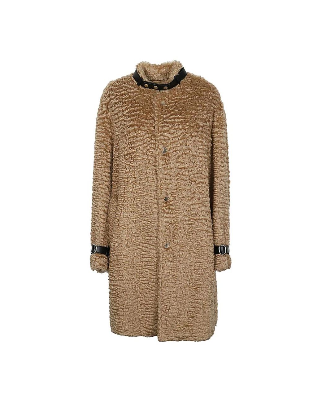 Jil Sander Brown Single-Breasted Coats