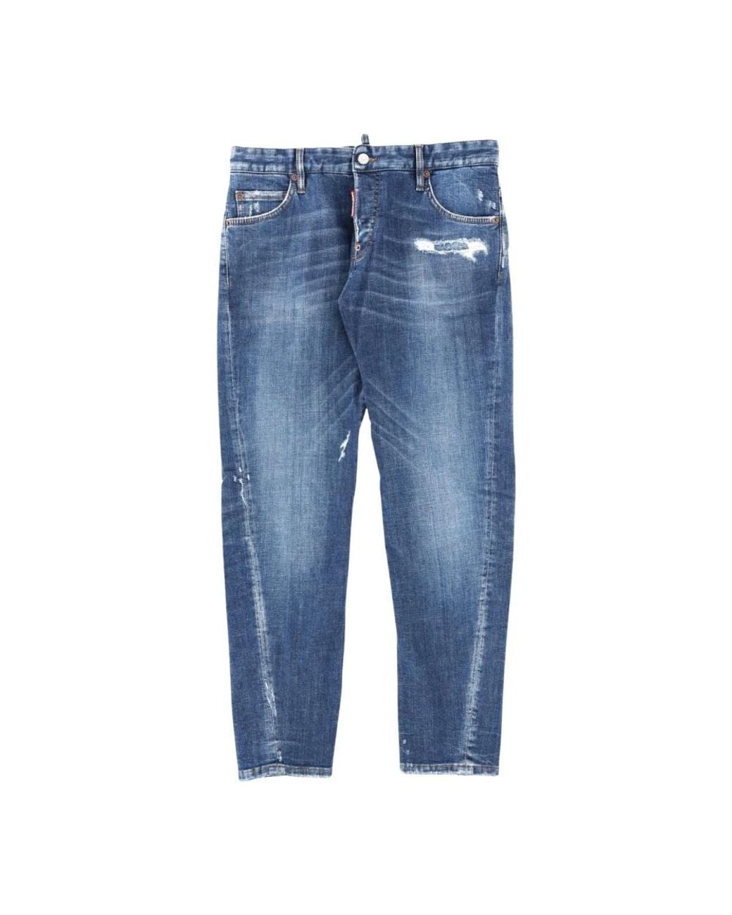 DSquared² Blue Straight Fit Jeans for men
