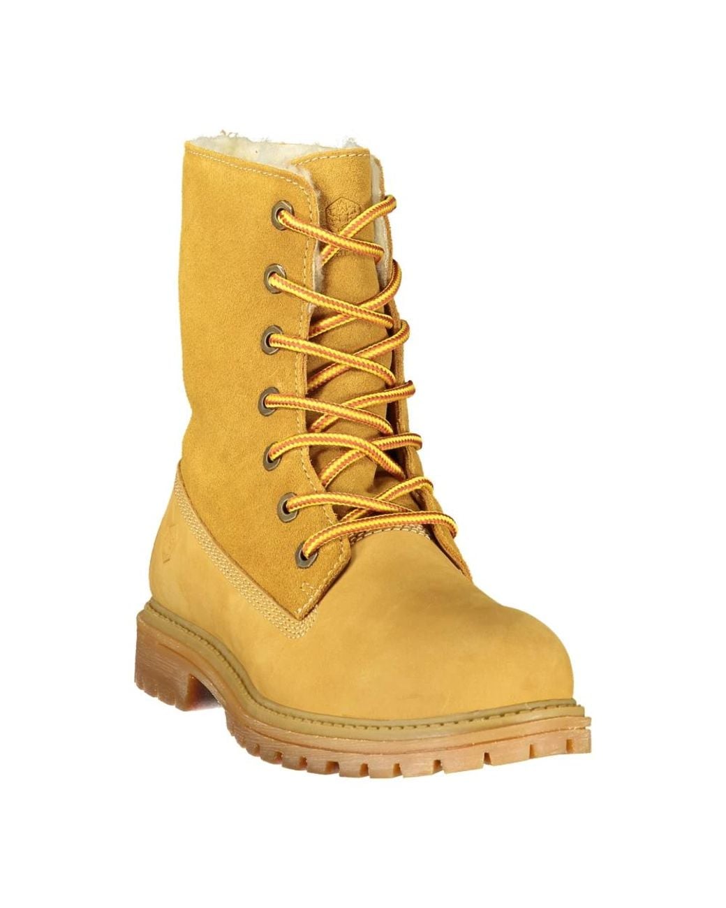 Lumberjack Yellow Lace-Up Boots