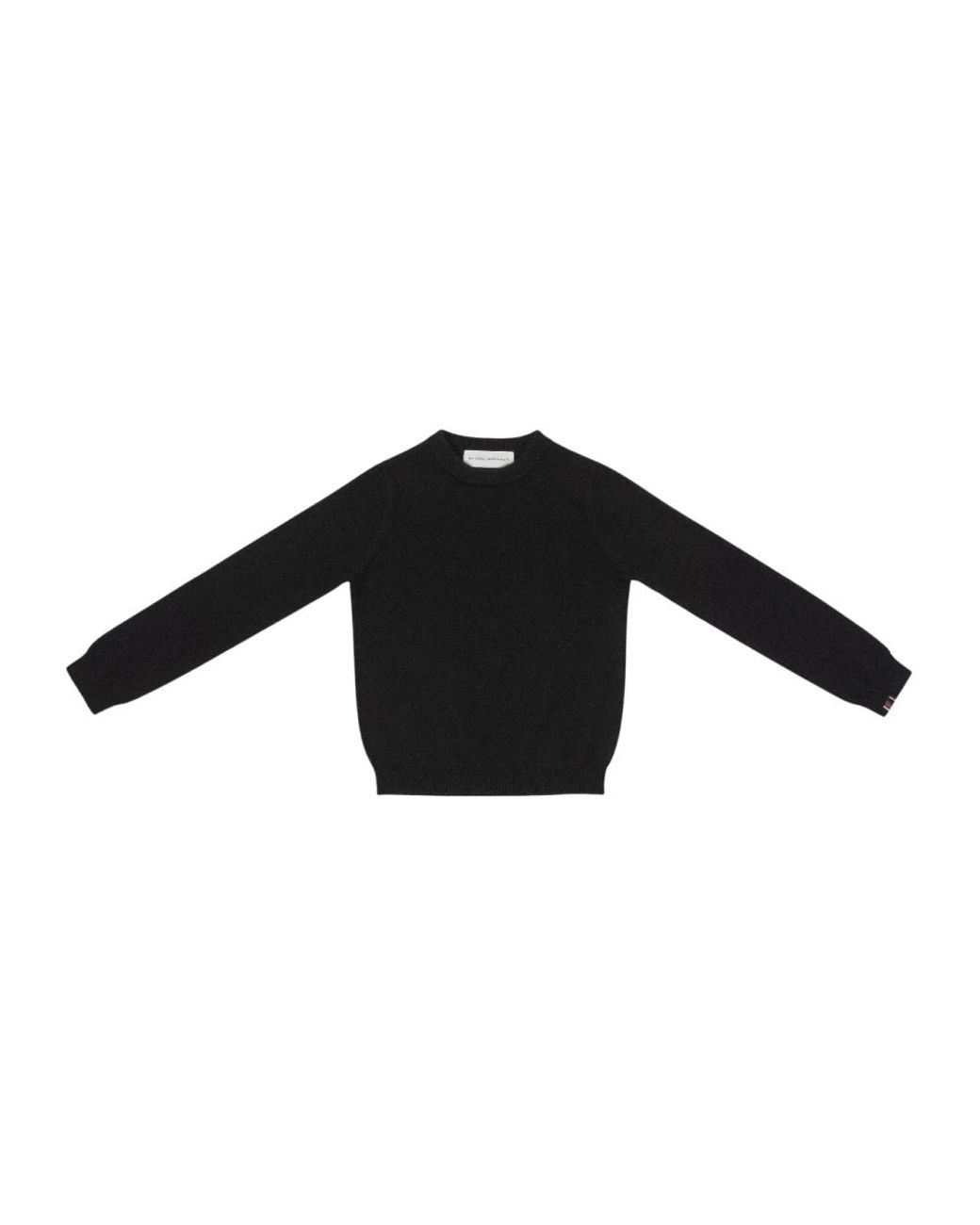 Extreme Cashmere Black Round-Neck Knitwear