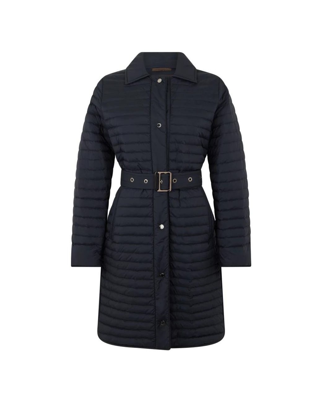 Moorer Blue Belted Coats