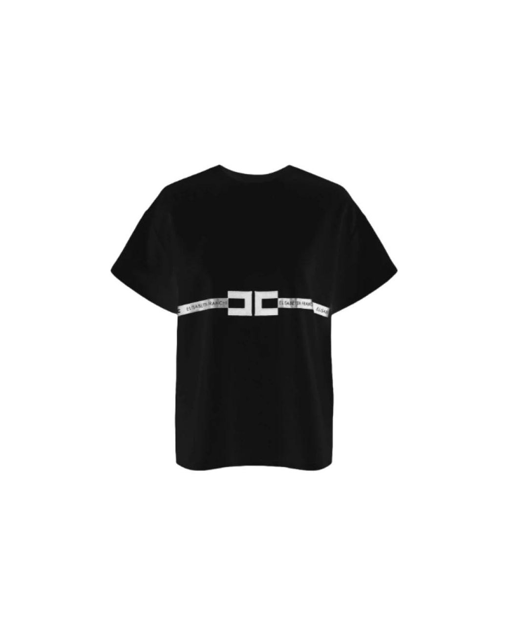 Elisabetta Franchi Black T-Shirts
