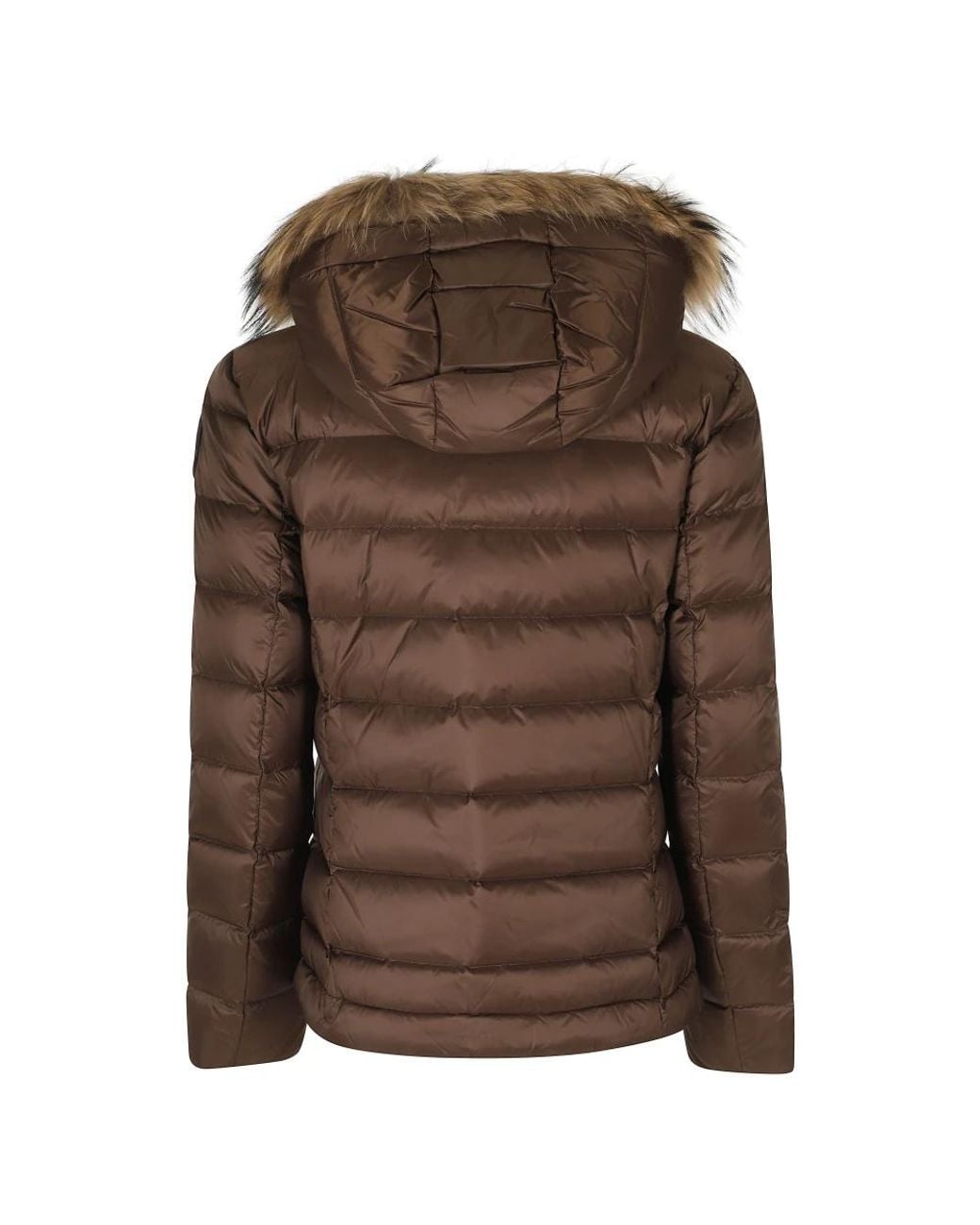 Down Jackets Blauer de color Brown