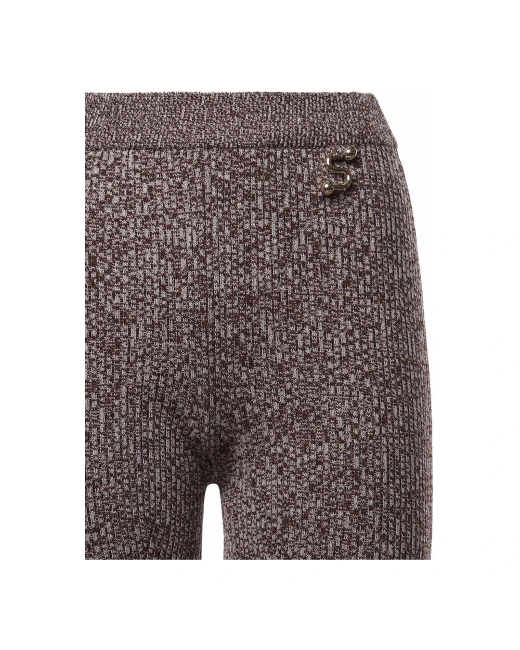 Sportmax Gray Wide Trousers