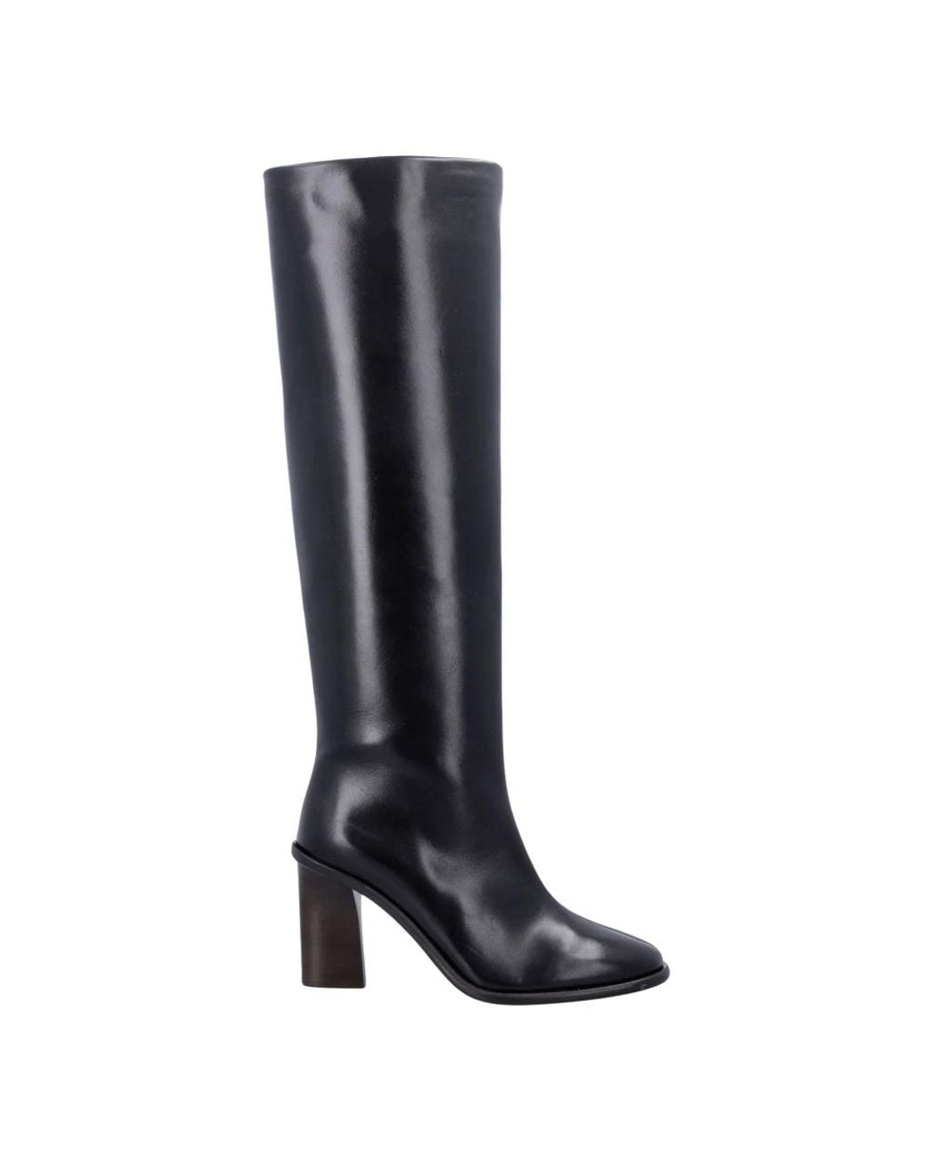 Soeur Black Heeled Boots