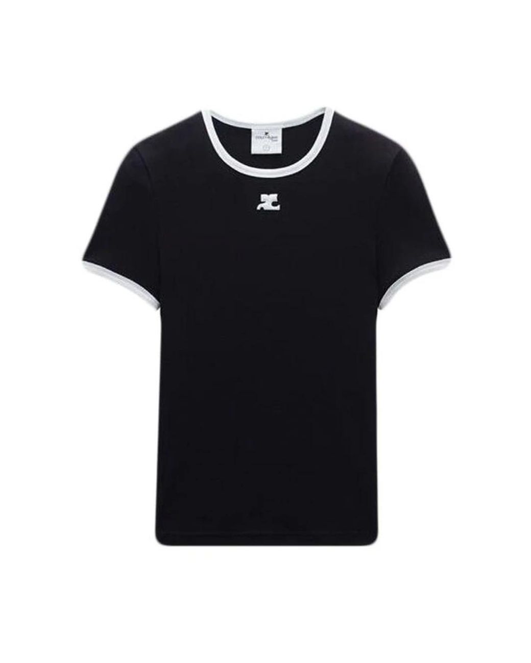 Courreges Black T-Shirts