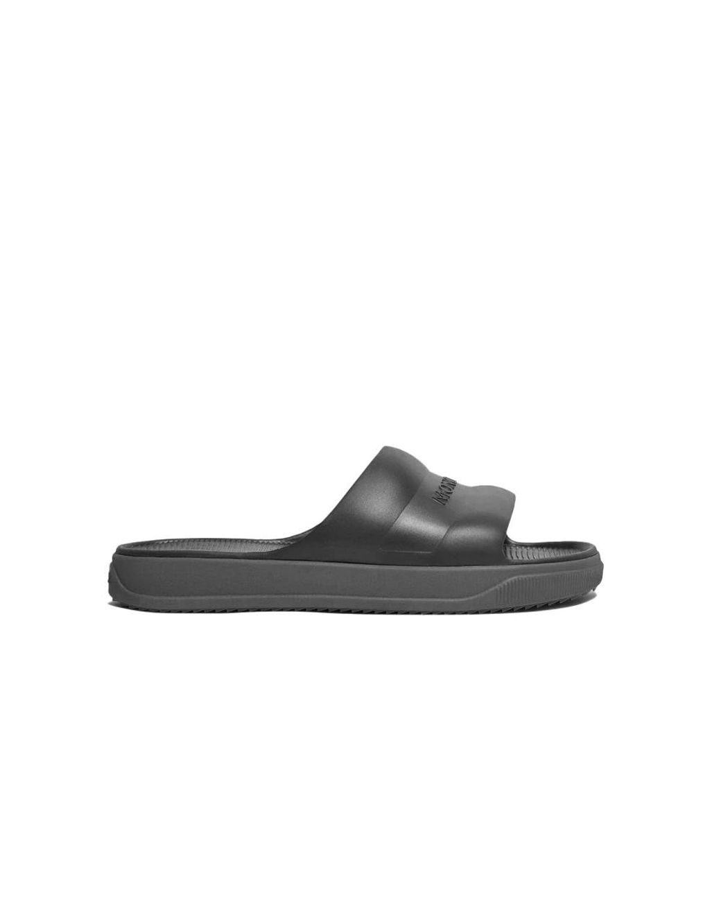 Sliders Moncler en coloris Black