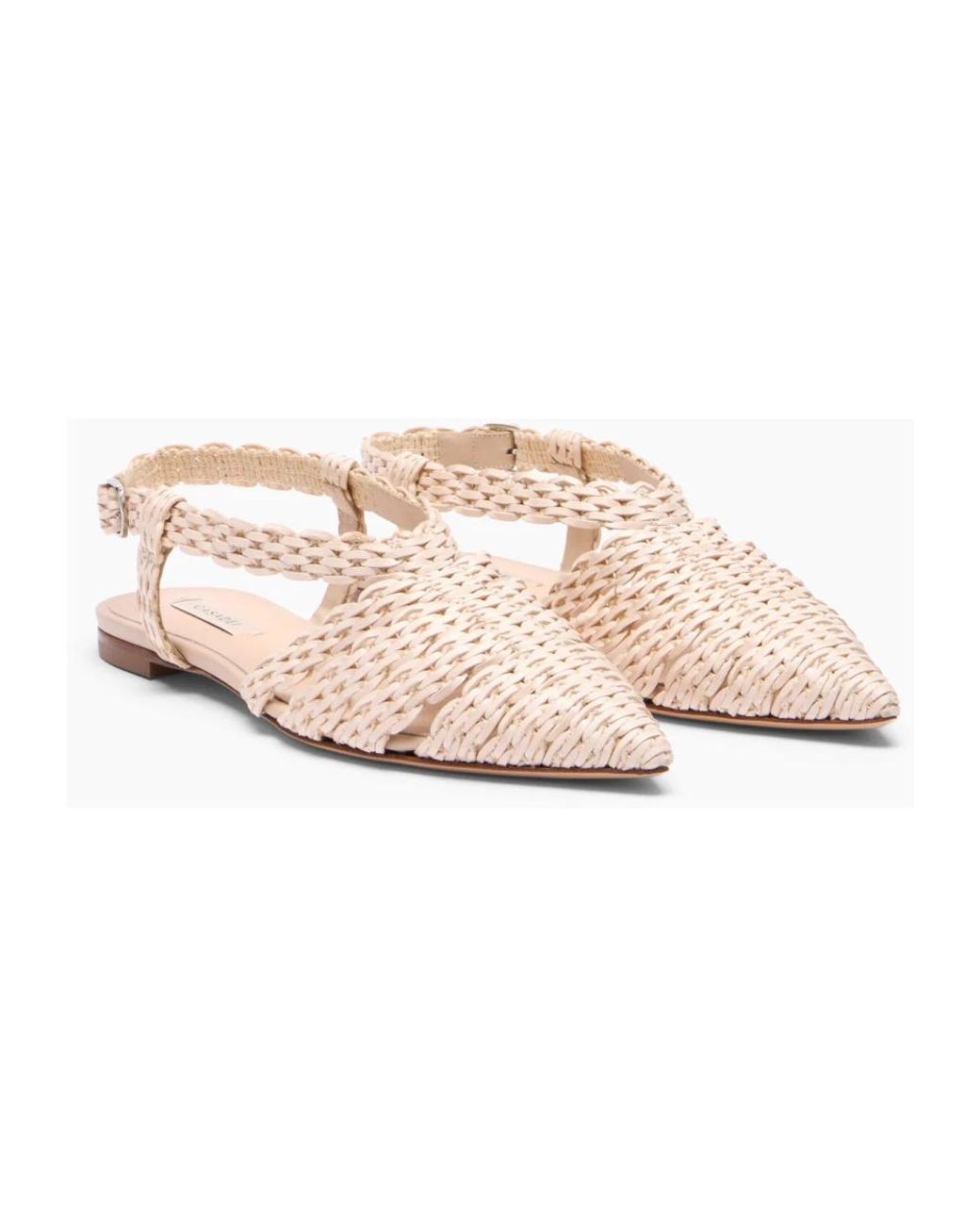 Casadei Pink Avenida Flat Sandal
