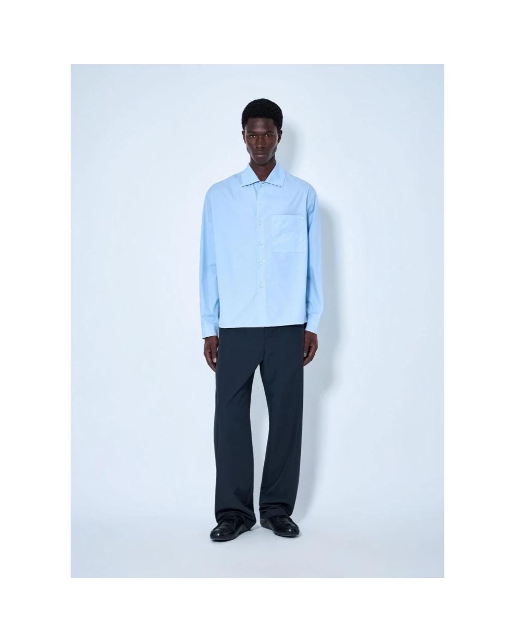 Jil Sander Blue Casual Shirts for men