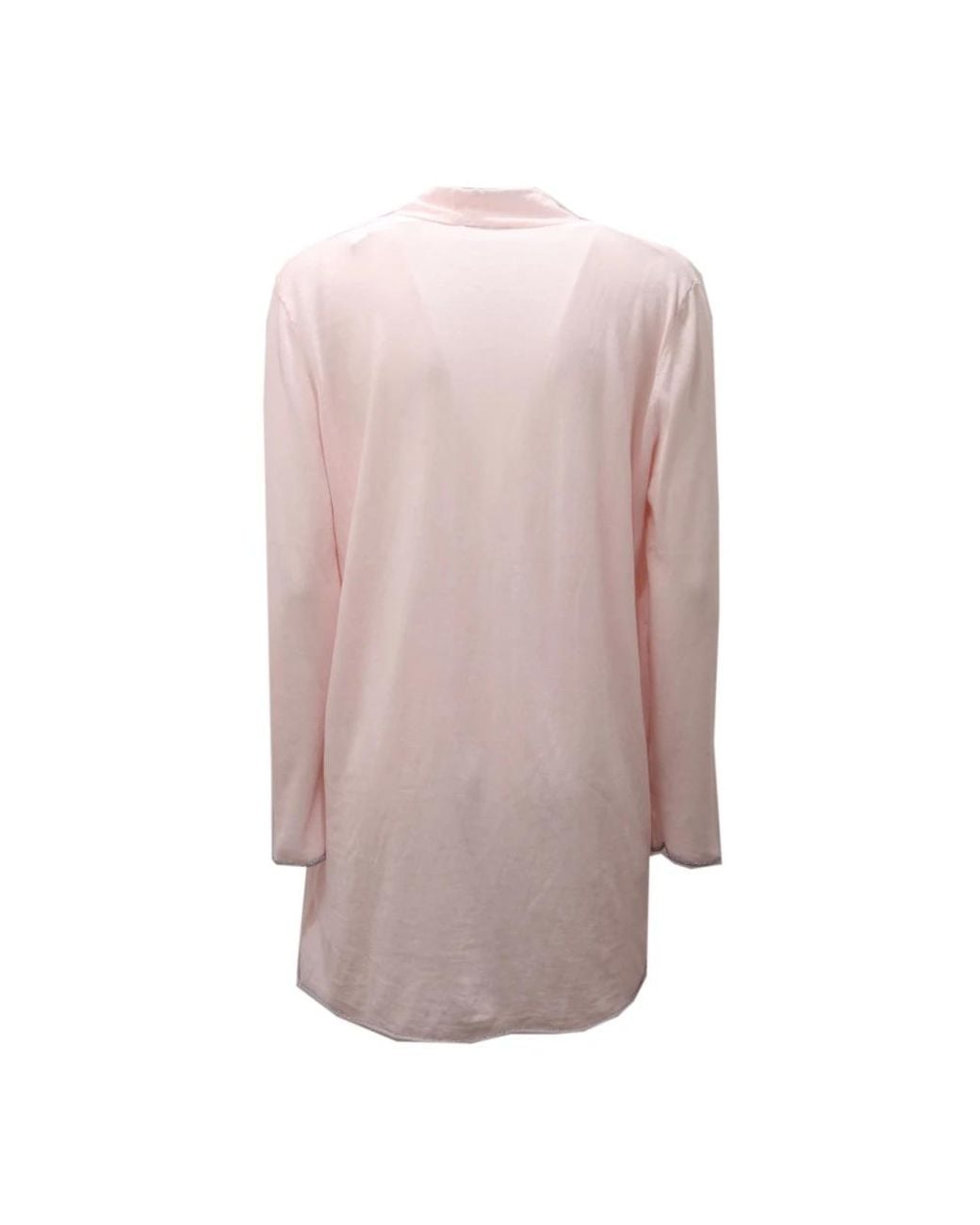 Kangra Truien & Vesten ,Roze ,Katoen Lange Katoen Lurex Vest Trui in het Pink