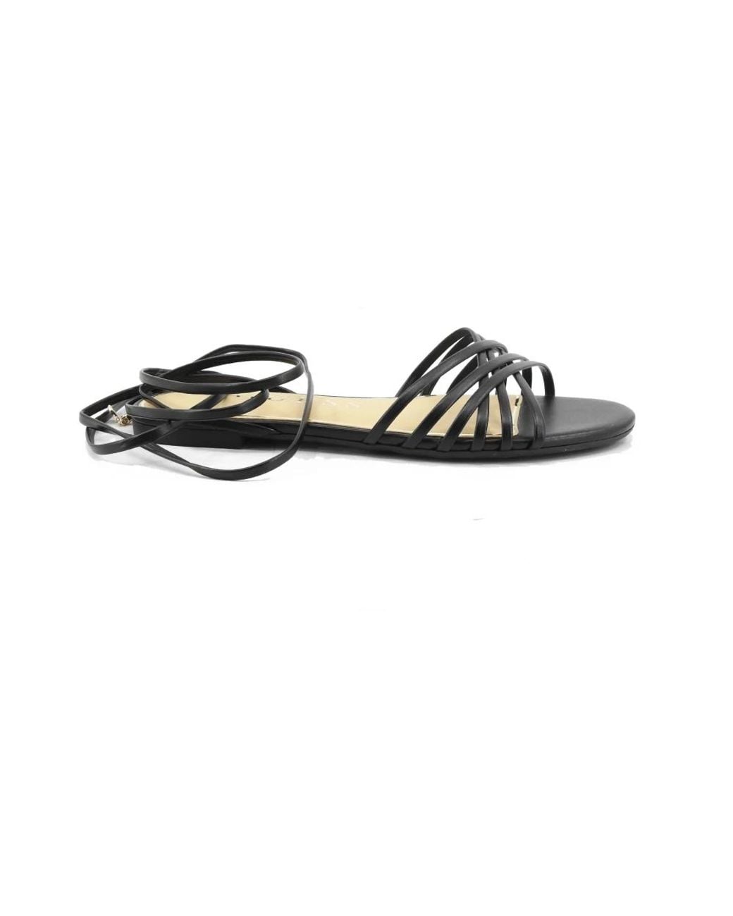 Guess Black Flat Sandals