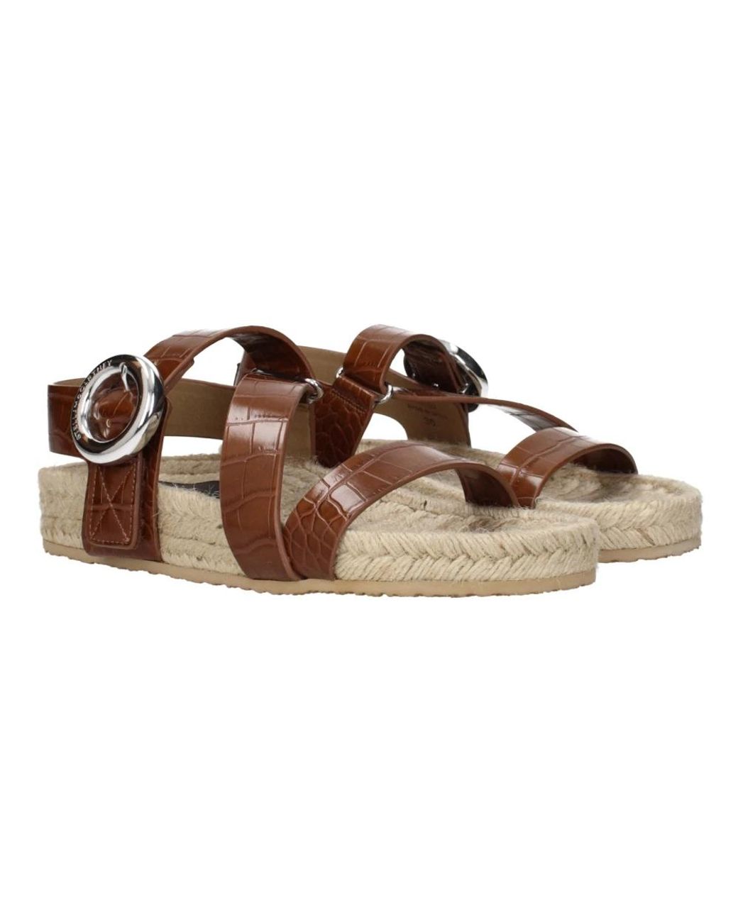 Stella McCartney Brown Flat Sandals