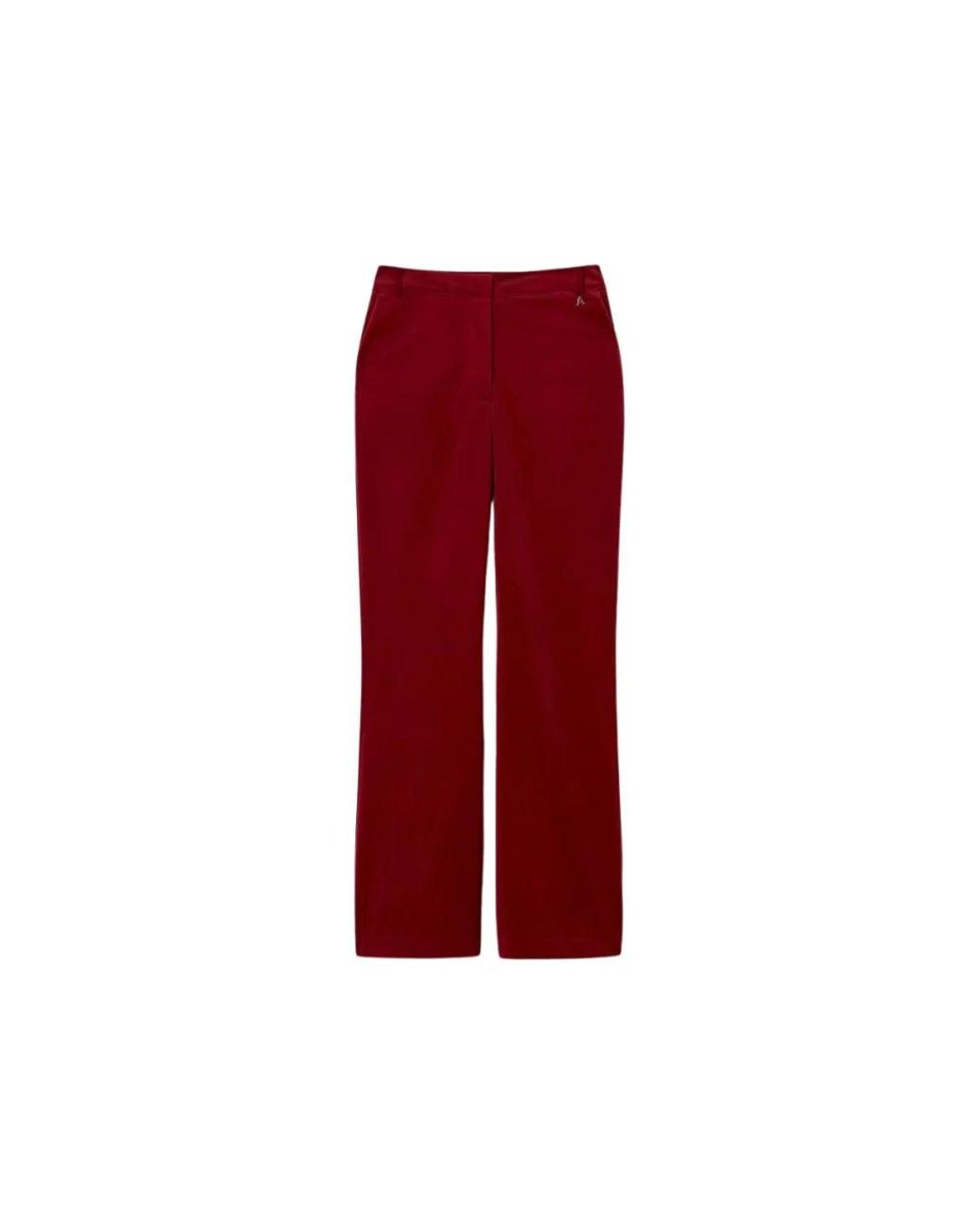 Twinset Red Wide Trousers
