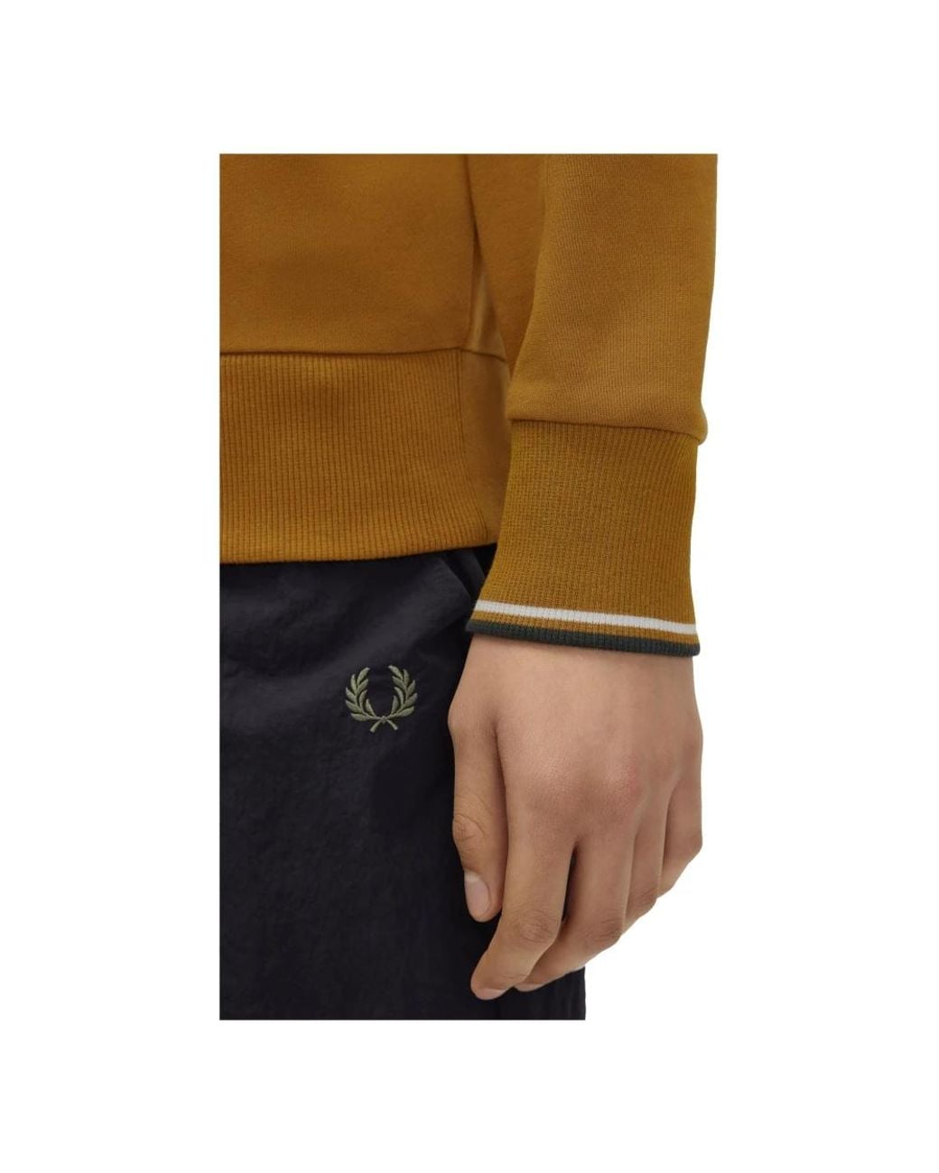 Fred Perry Brown Zip-Throughs for men