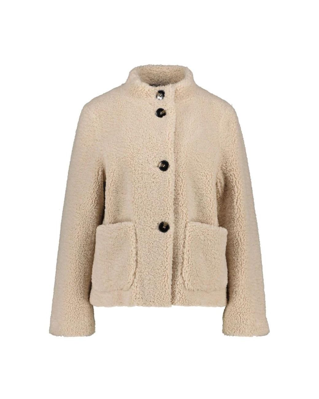 Fuchs & Schmitt Jassen ,Polyester Webpelzjacke in het Natural