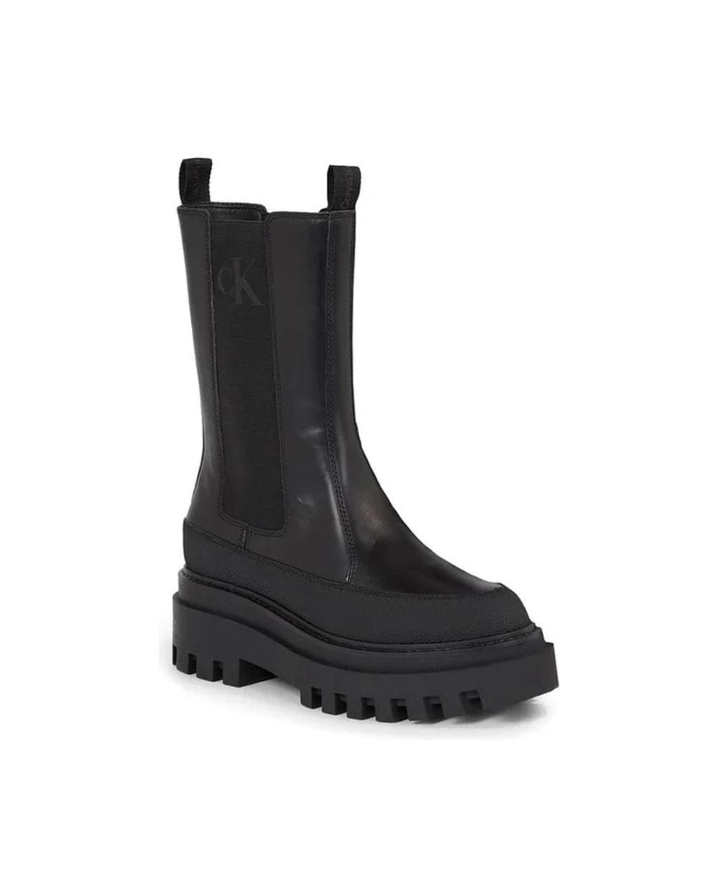 Calvin Klein Black Chelsea Boots