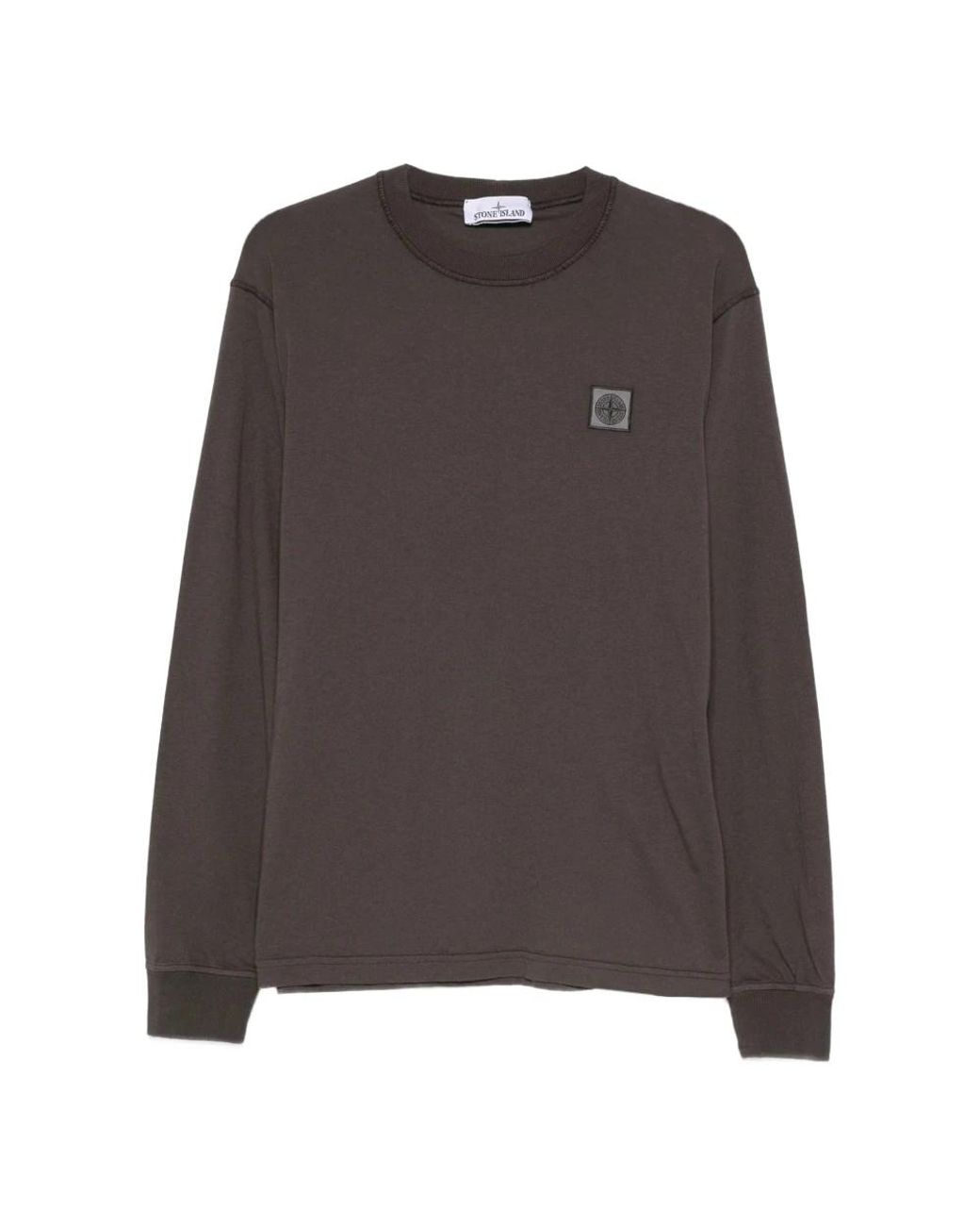 Stone Island Brown Long Sleeve Tops for men
