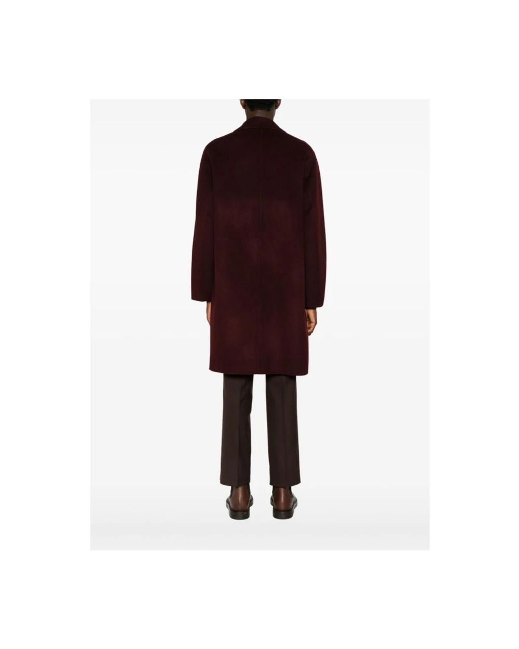 Amaranto Single-Breasted Coat in Red für Herren