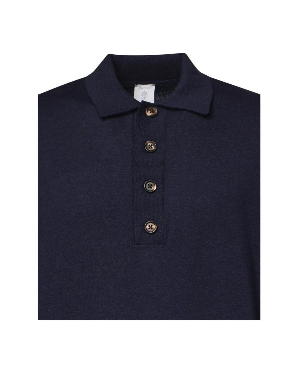 Eleventy Blue Polo Shirts for men