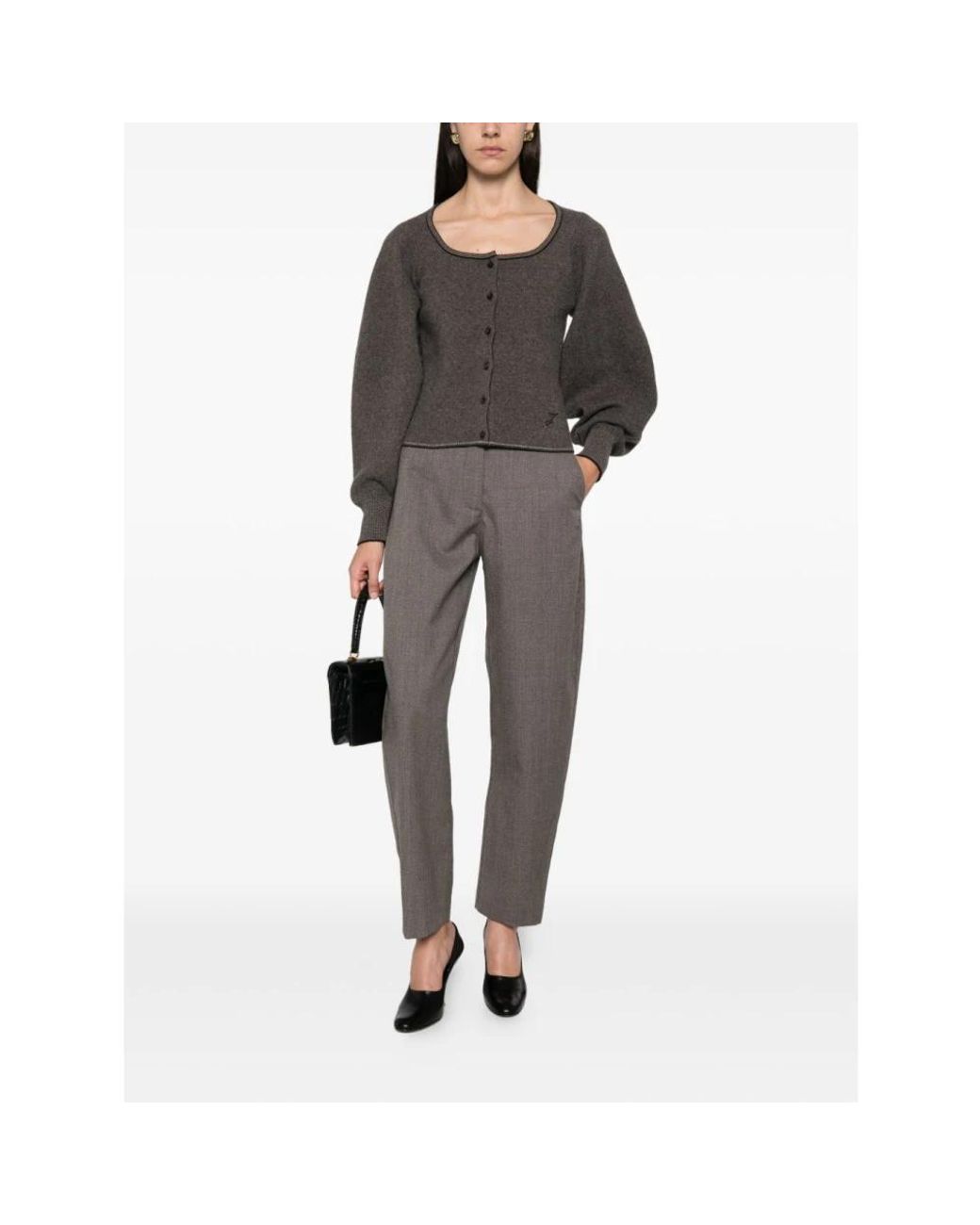 Jacquemus Gray Tapered Trousers