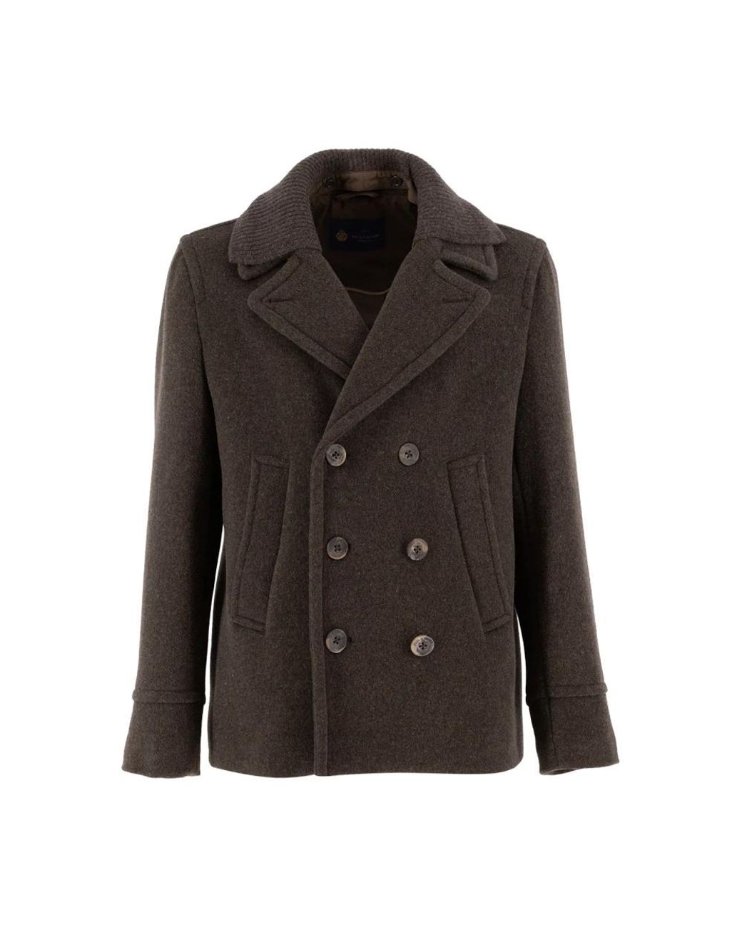 Paul & Shark Black Double-Breasted Coats for men