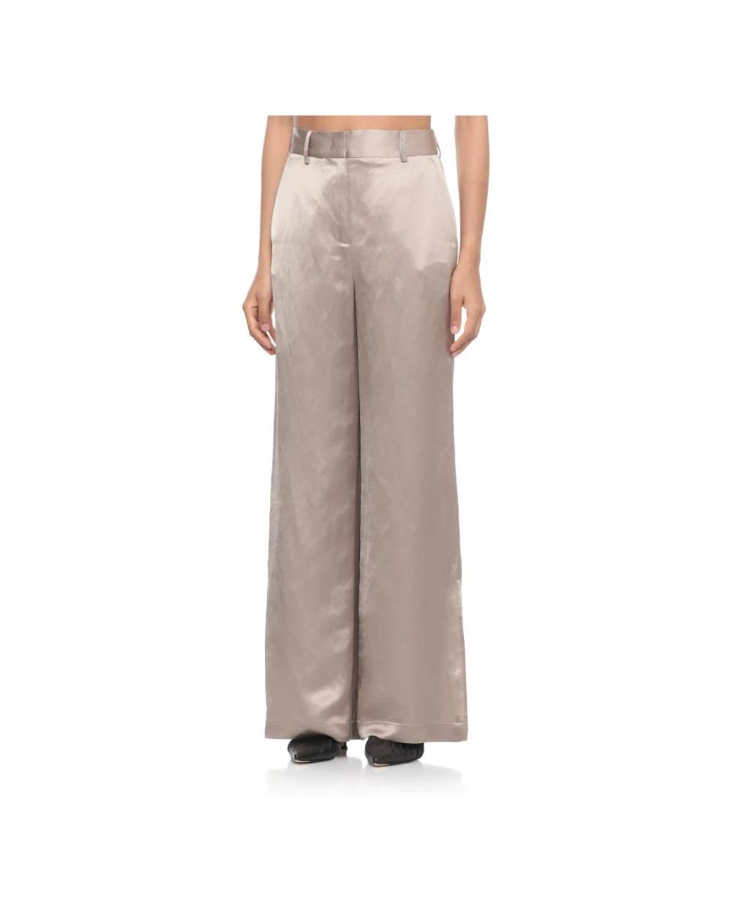 Panicale Gray Wide Trousers