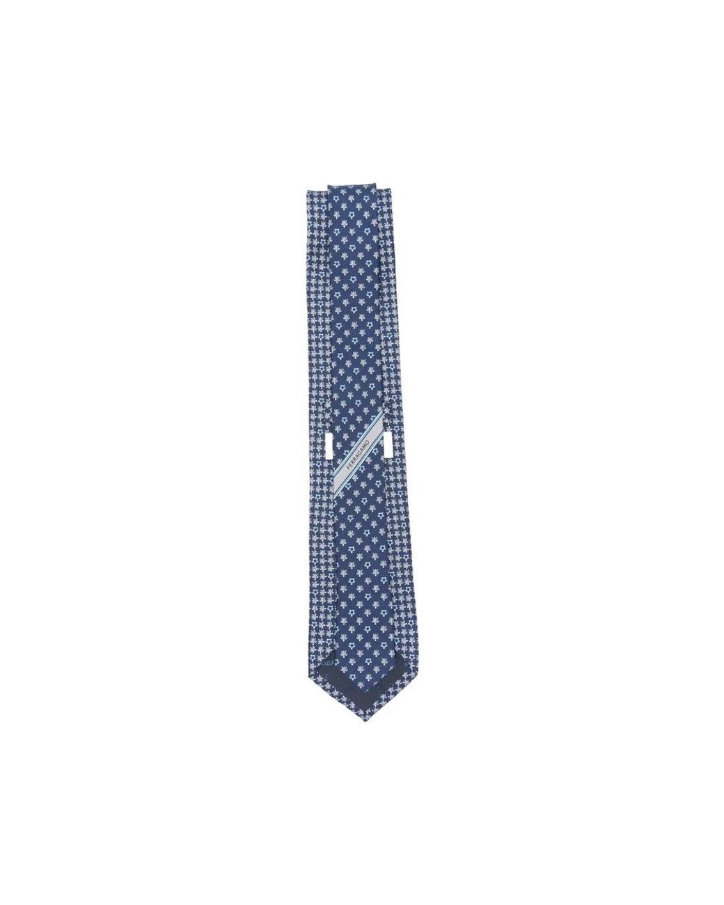 Ties Ferragamo de hombre de color Blue