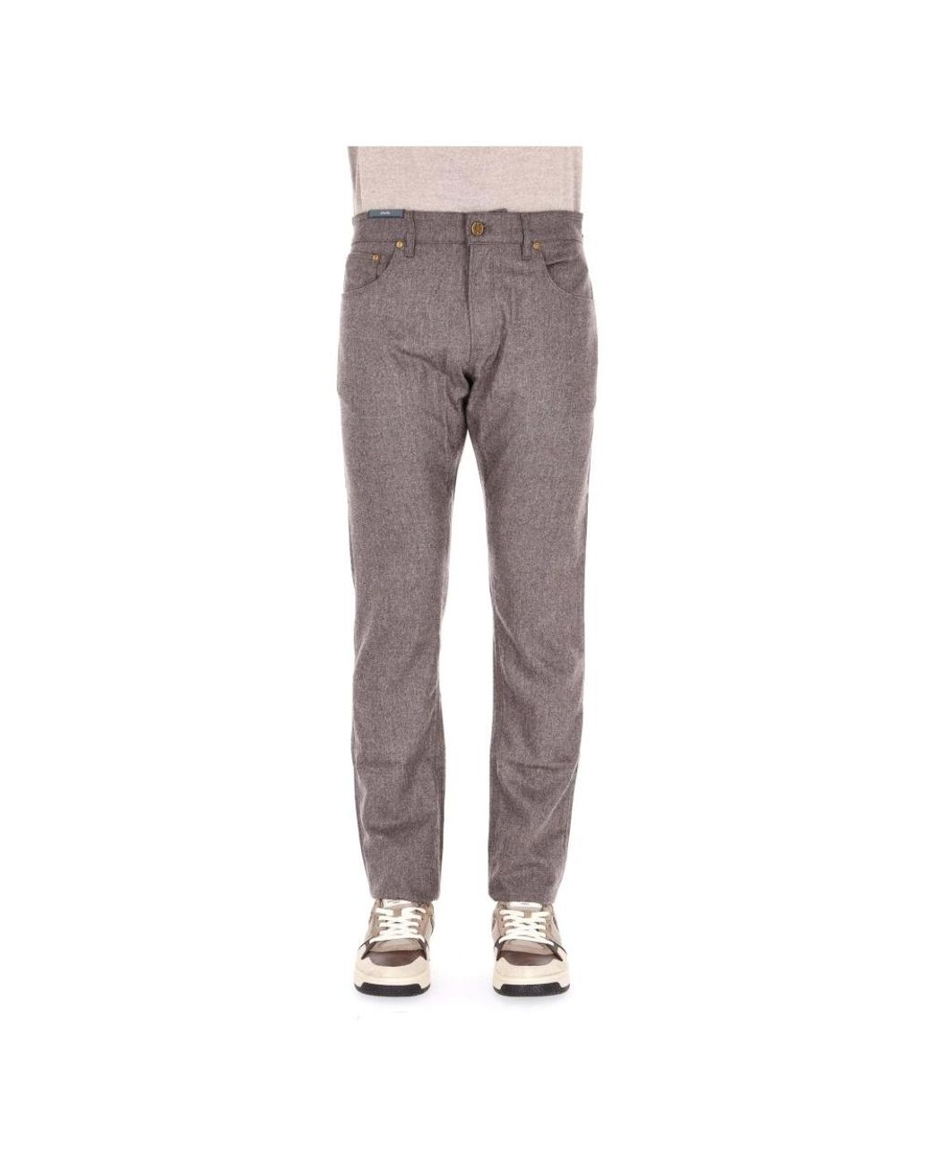 PT Torino Gray Slim-Fit Jeans for men