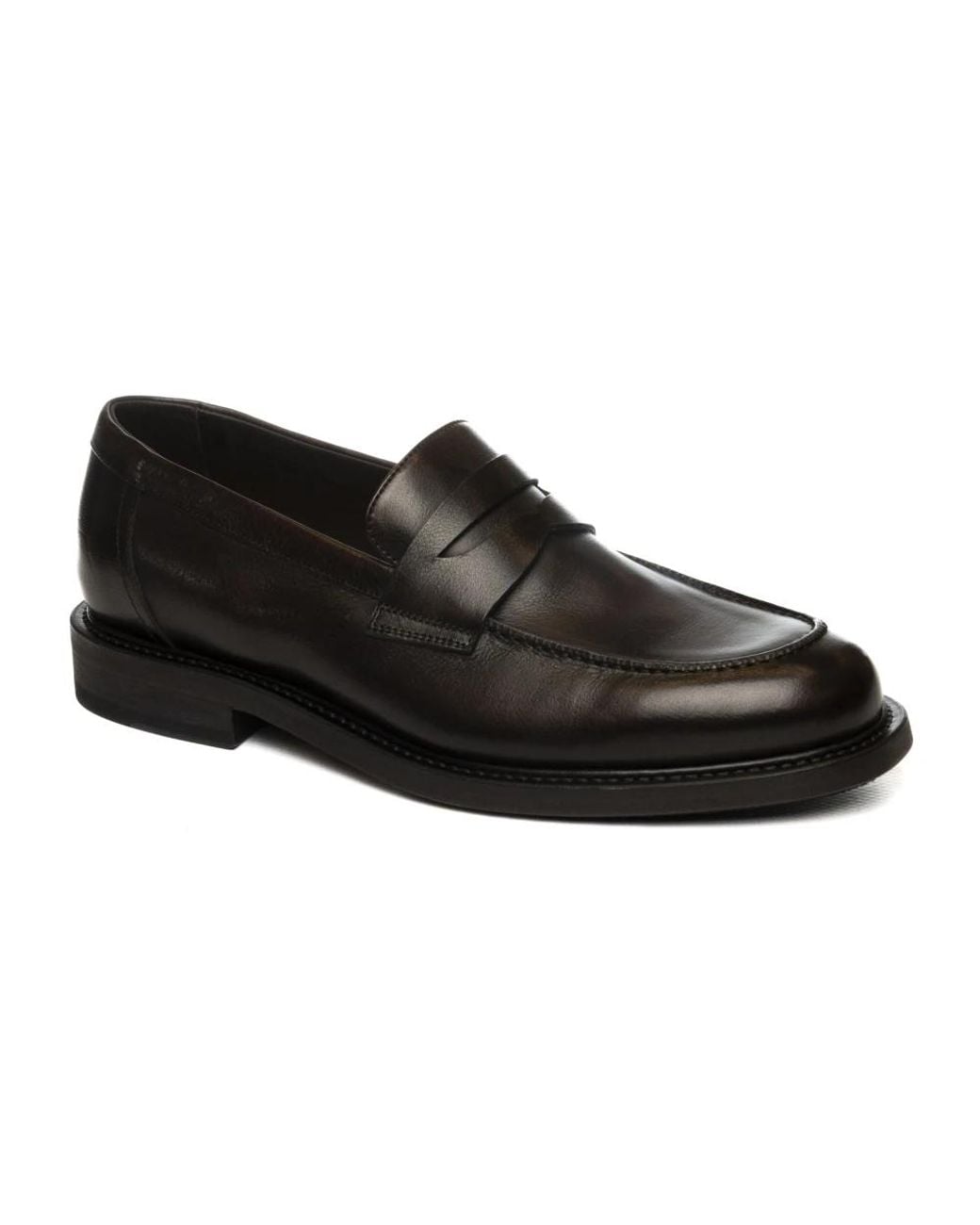 Pantanetti Black Loafers for men