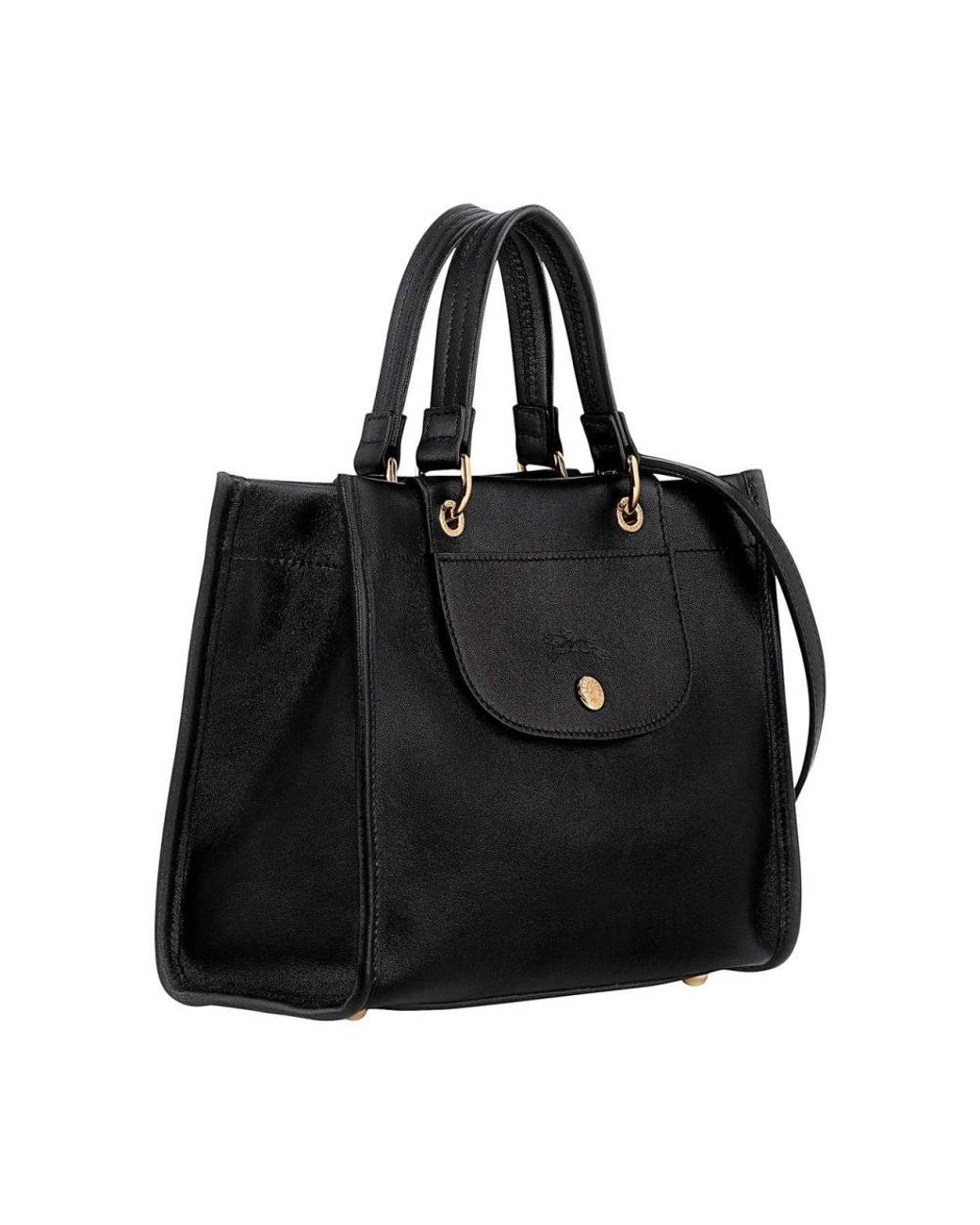 Handbags Longchamp de color Black