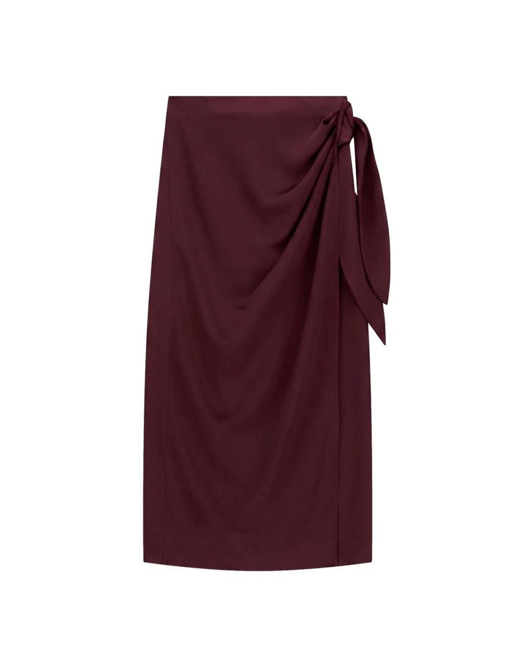 Imperial Purple Midi Skirts